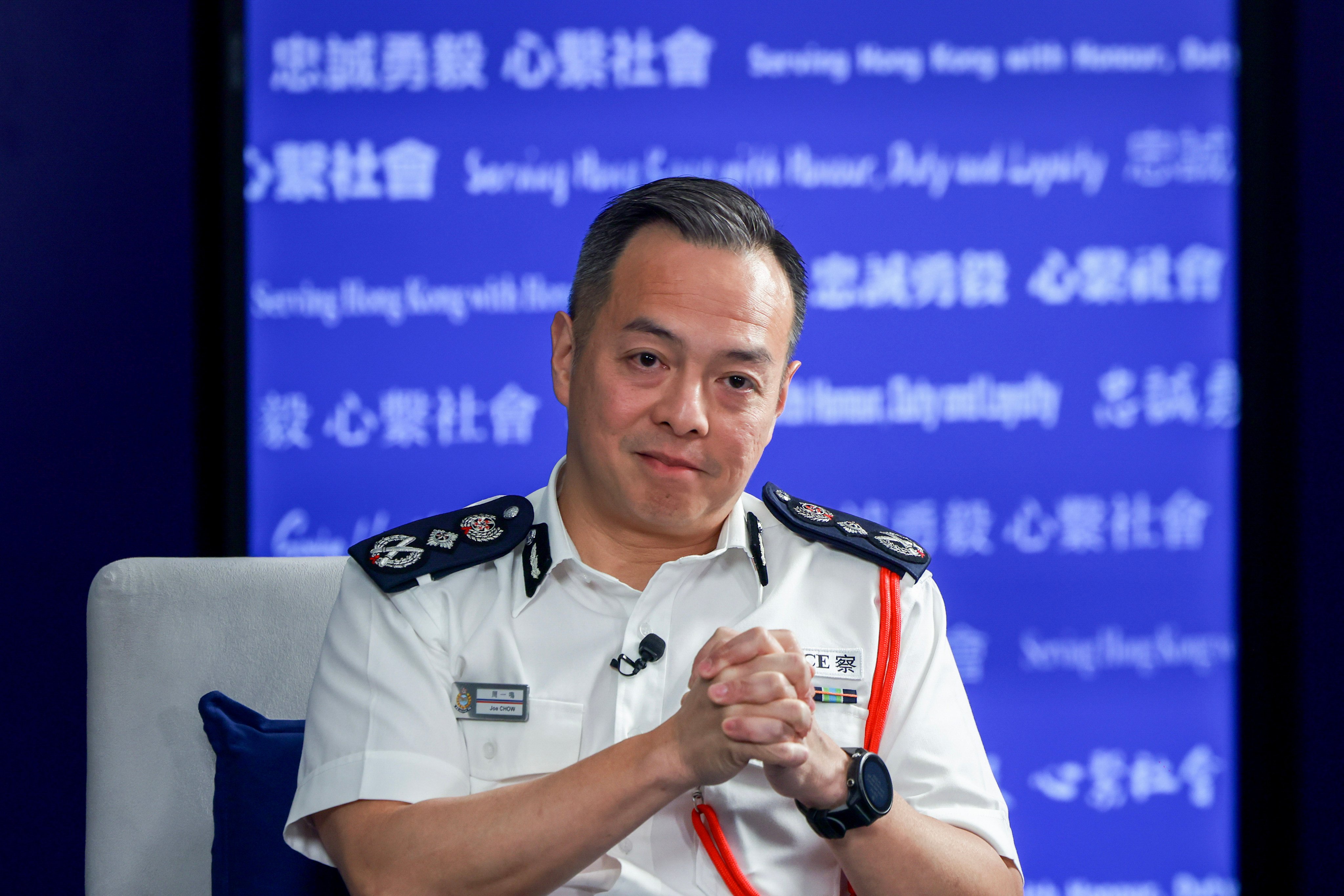 Commissioner of Police Joe Chow made community policing one of his four strategic directions upon taking office in April. Photo: Nora Tam