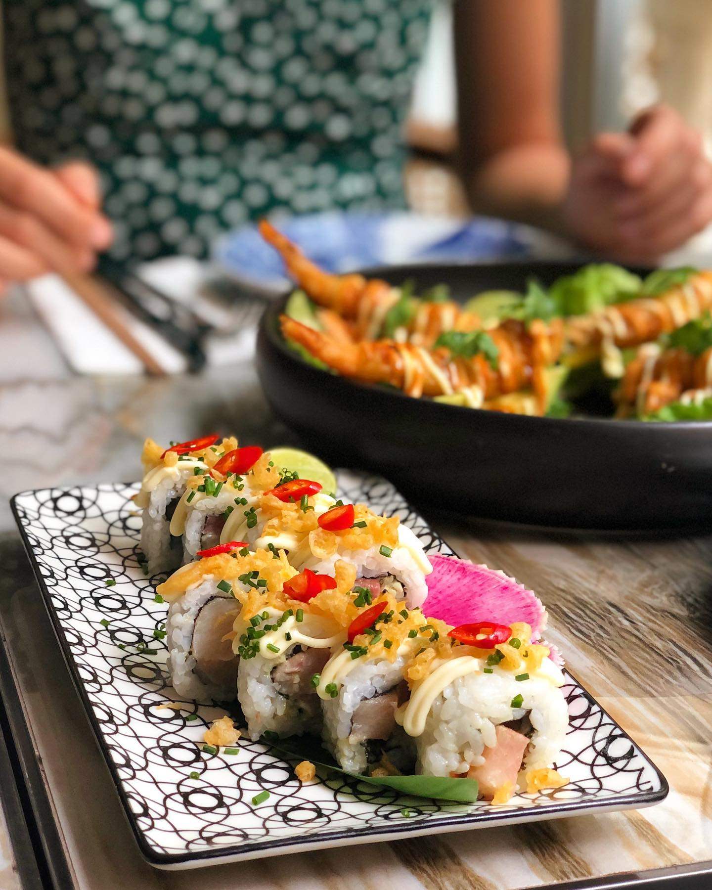 Cooshti’s Kingfish roll. Photo: Instagram/cooshtihk