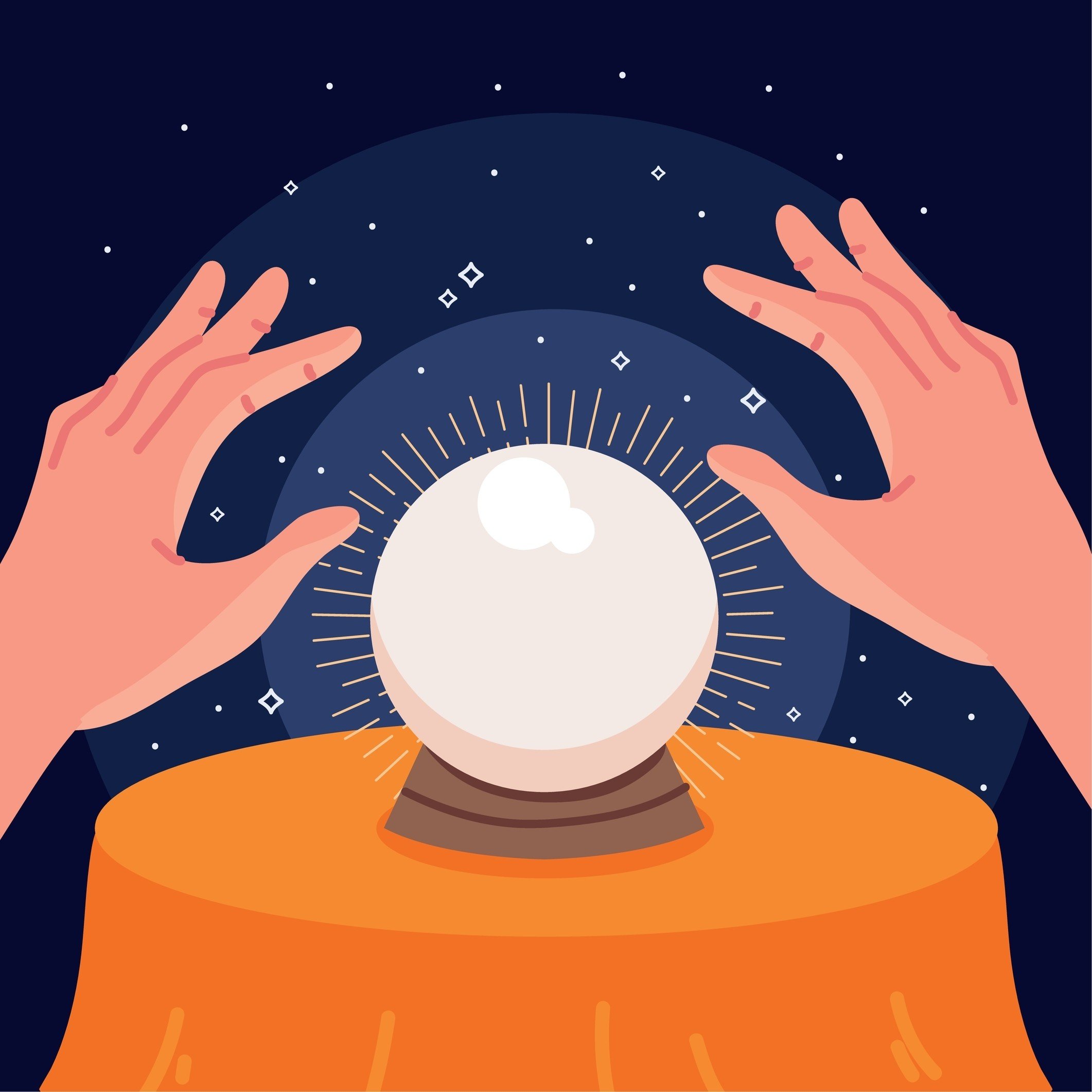 Stories about fortune-tellers and crystal balls have been told all around the world. Photo: Shutterstock