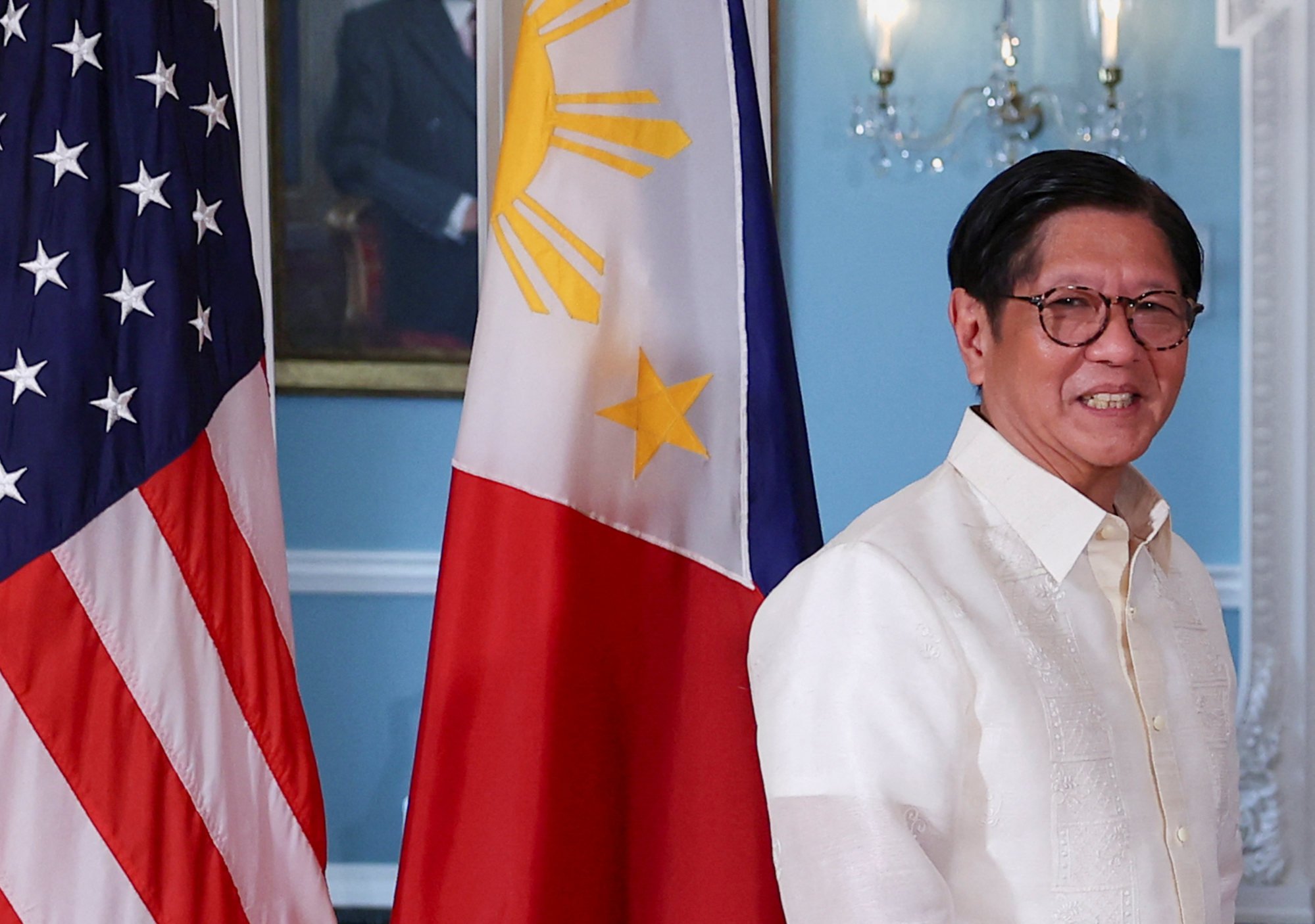 Philippine President Ferdinand Marcos Jnr is in the United States for a three-day visit. Photo: AFP