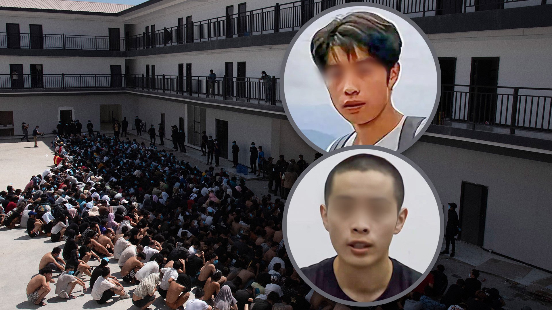 A Chinese student who was tricked into a Myanmar scam was released when the gang realised he had a “bright future”. Photo: SCMP composite/AP/Douyin/Sohu