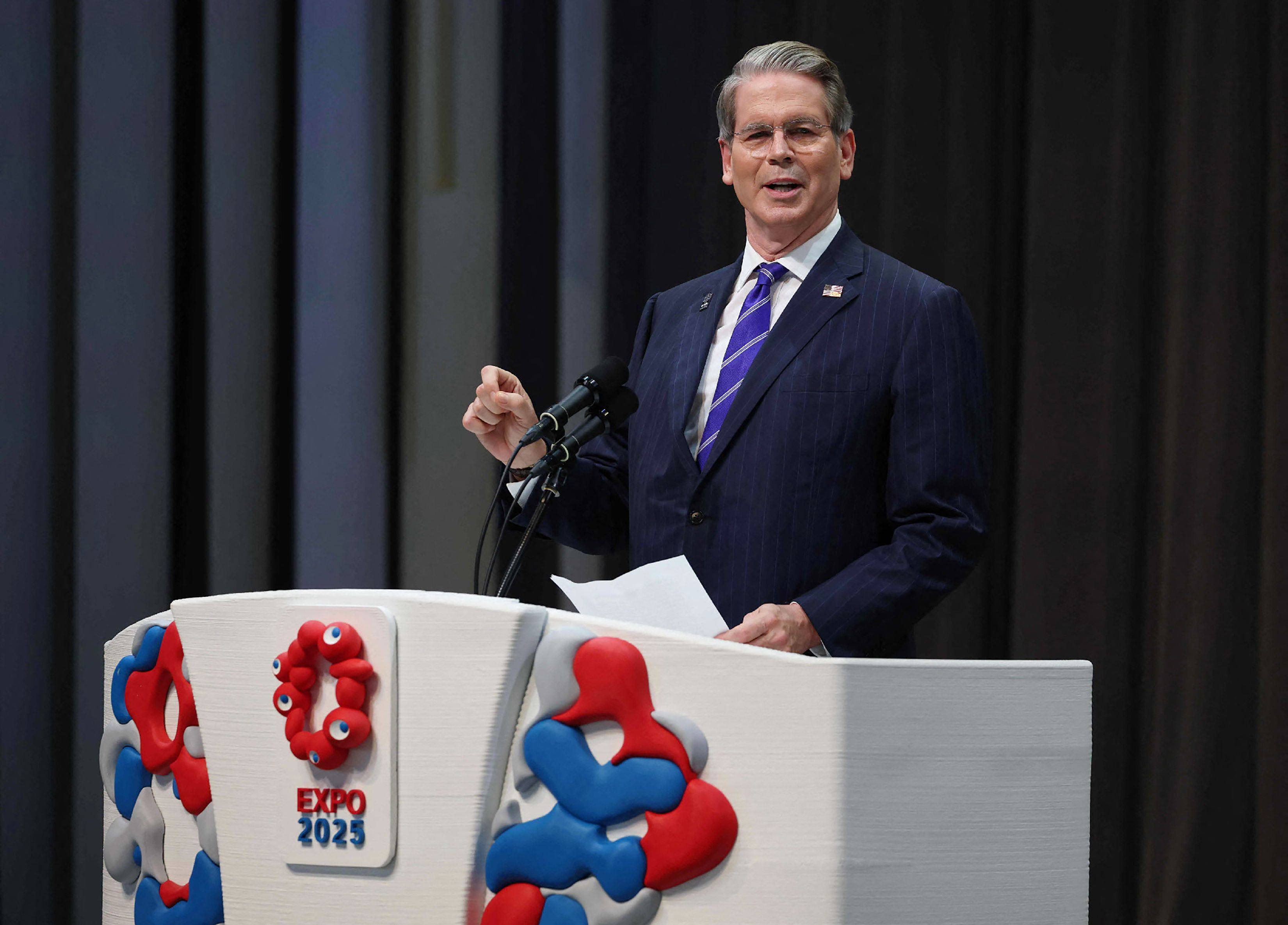 US Treasury Secretary Scott Bessent said on Tuesday that he would be holding trade negotiations with Chinese officials in Stockholm, Sweden next week. Photo: JIJI Press via AFP