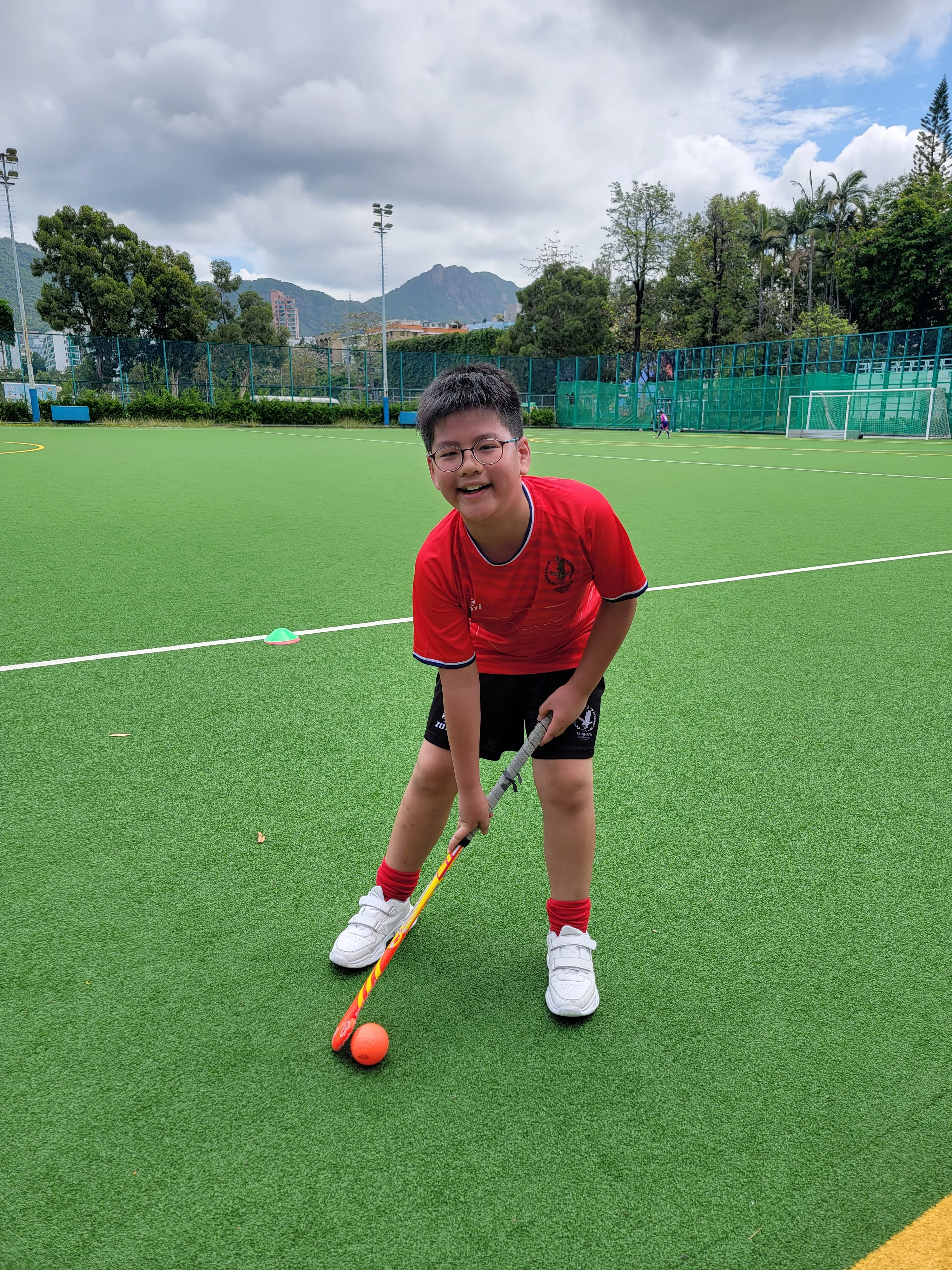 Darren Choy Tsz-chun, 10, shares a creative poem based on his name. Photo: Handout