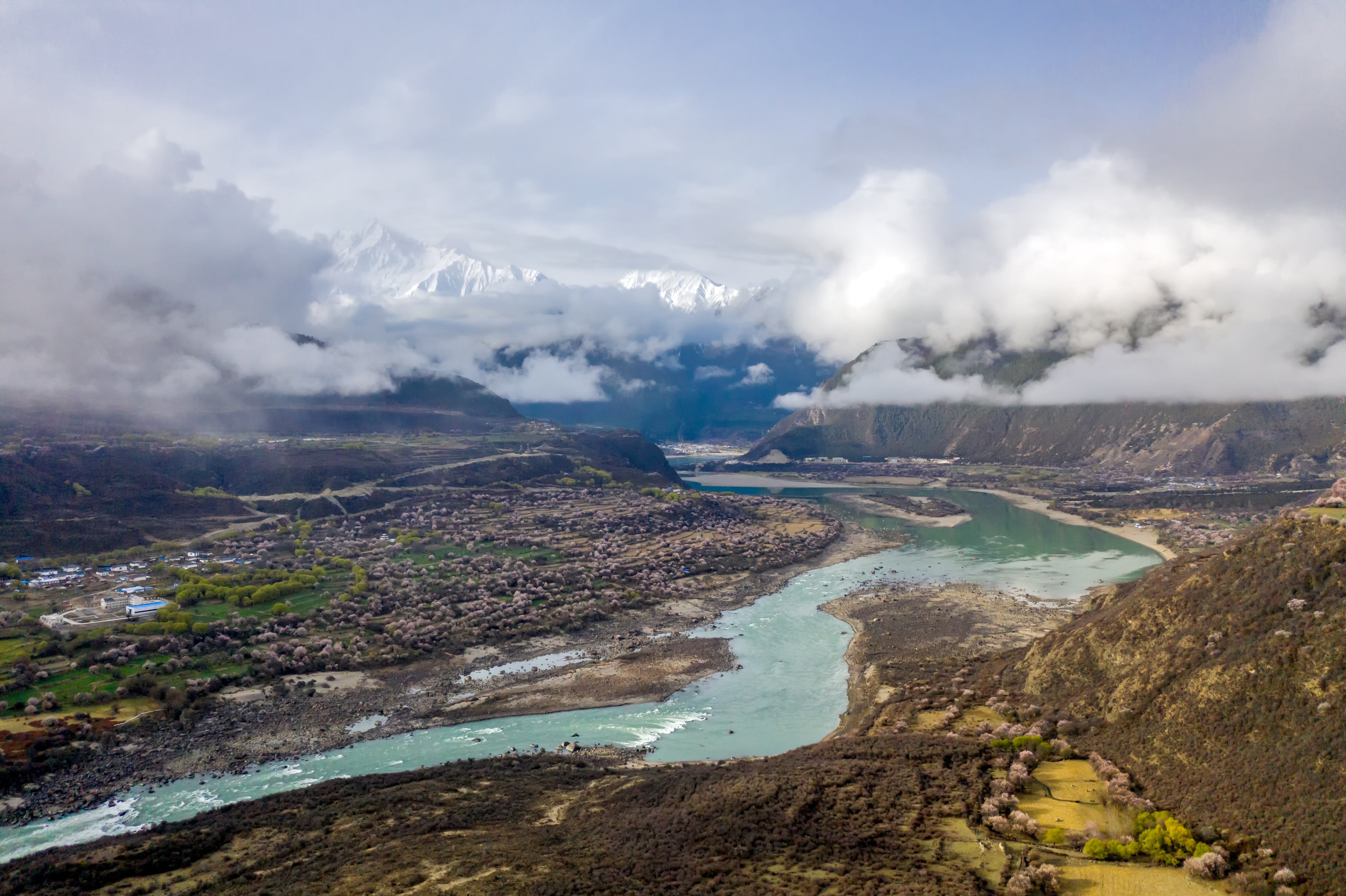 The dam on the Yarlung Tsangpo has prompted concern about its environmental impact. Photo: Getty Images