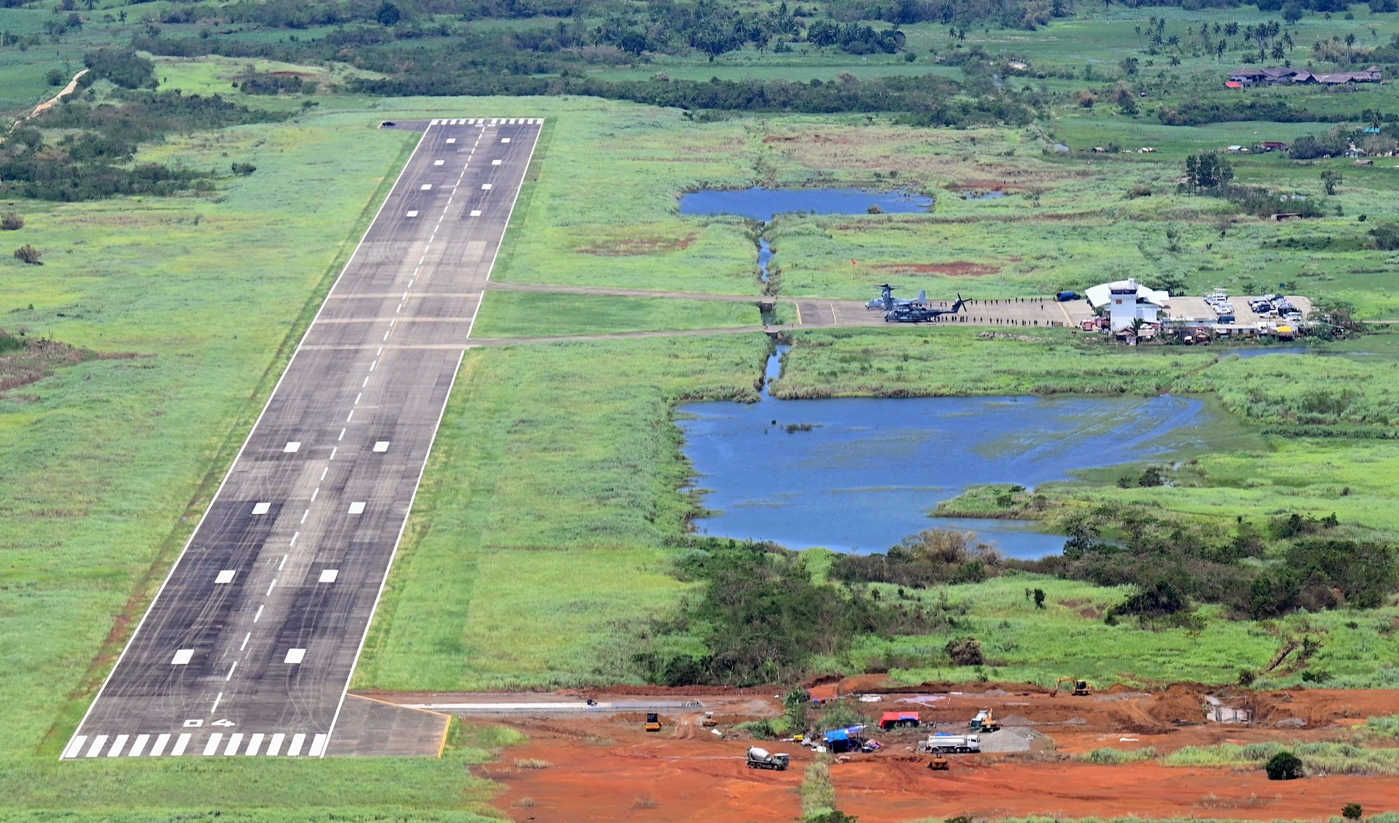 An aerial view of Lal-lo runway, in Cagayan province, northern Philippines, in 2023. Photo: EPA-EFE An aerial view of Lal-lo runway, in Cagayan province, northern Philippines, in 2023. Photo: EPA-EFE