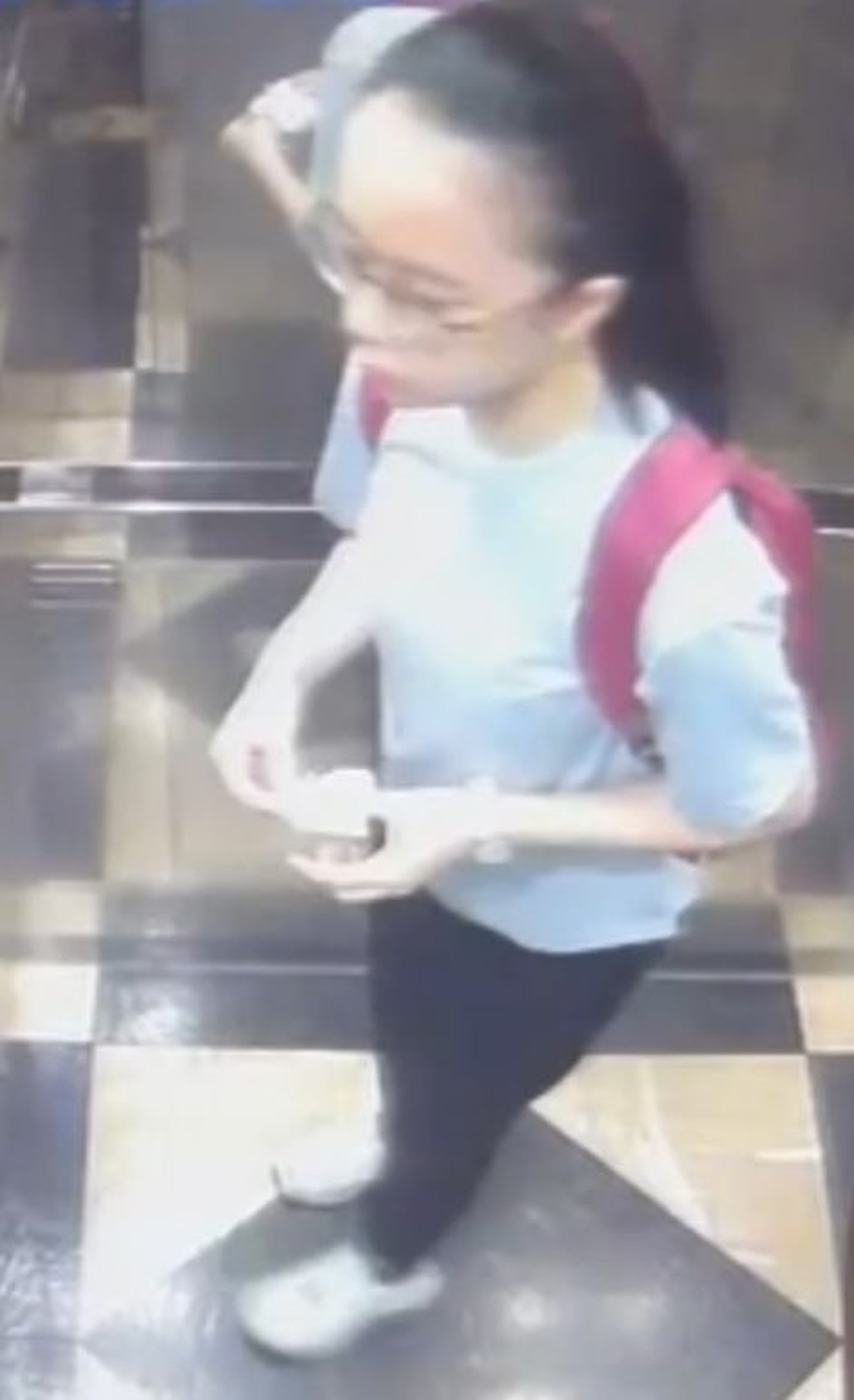 A security camera image of Daisy Kwok. Photo: Handout