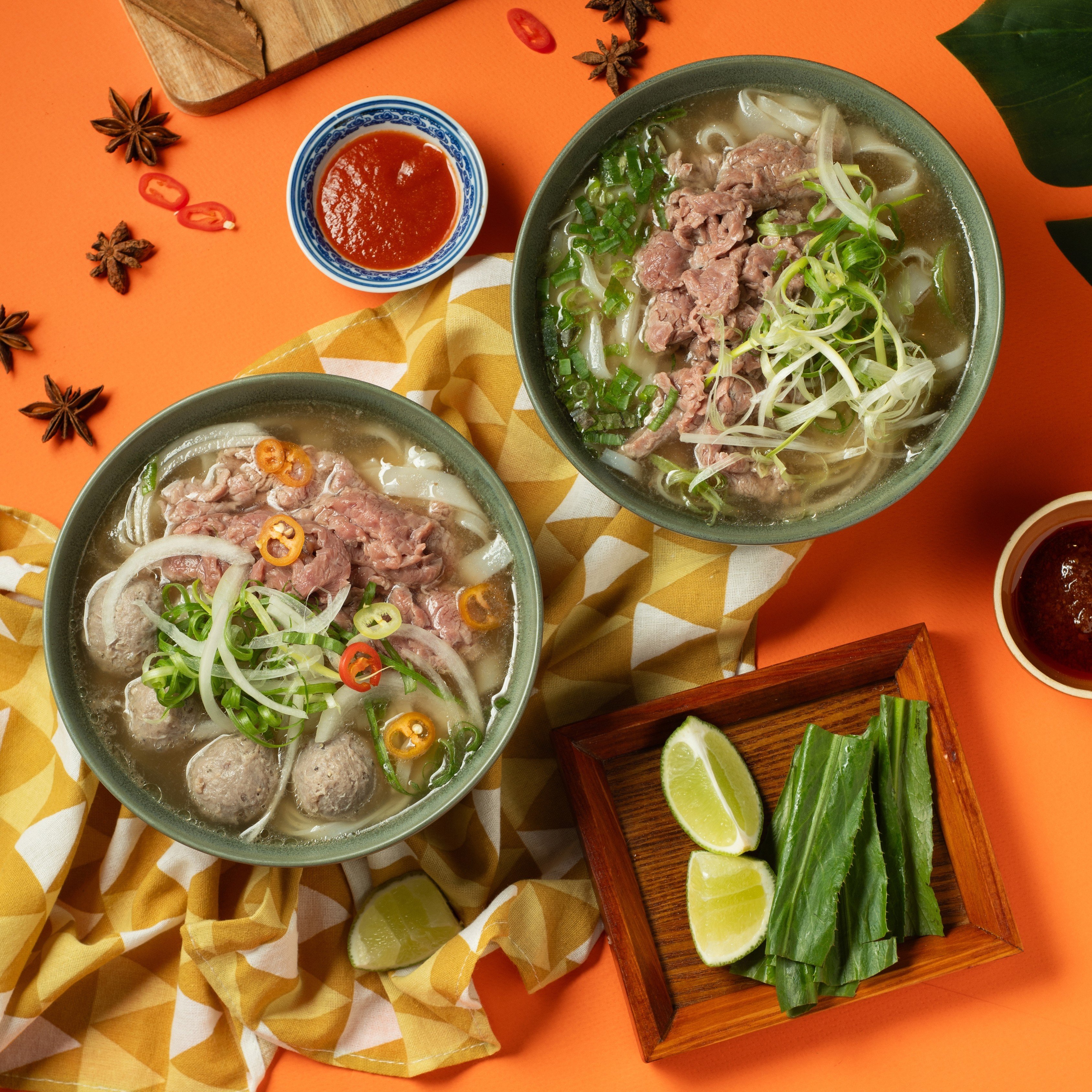 Slow-cooked beef pho soup made with beef bone and two types of brisket at Bep Vietnamese Kitchen in Hong Kong. Photo: Bep