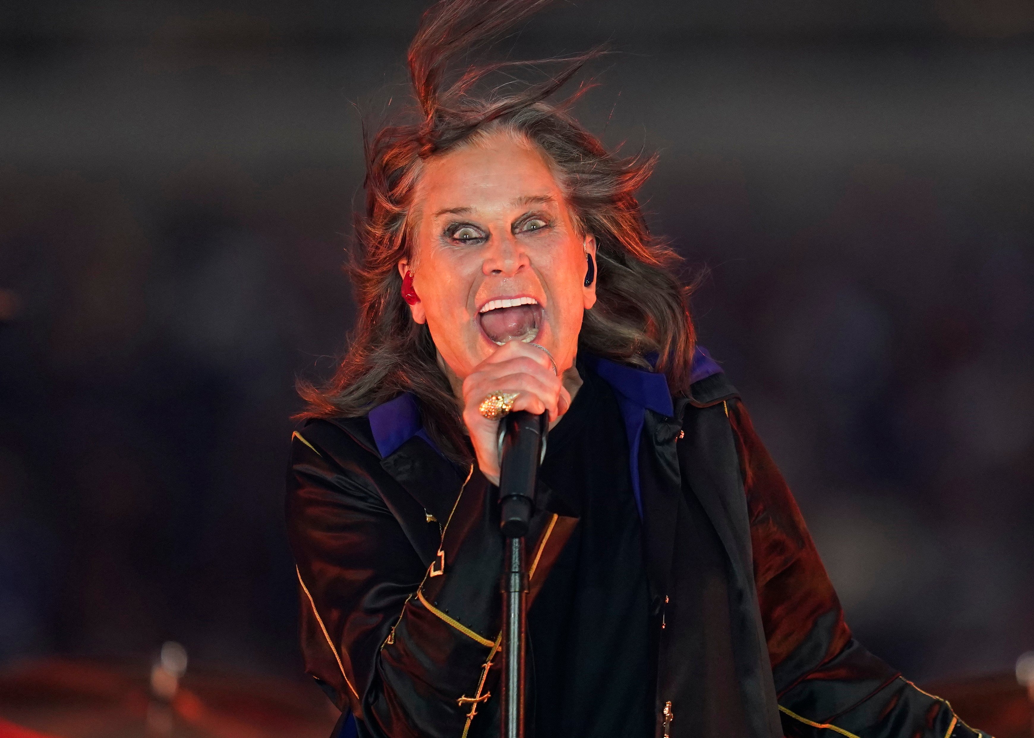Ozzy Osbourne in 2022. The Black Sabbath frontman died on Tuesday at 76. File photo: AP