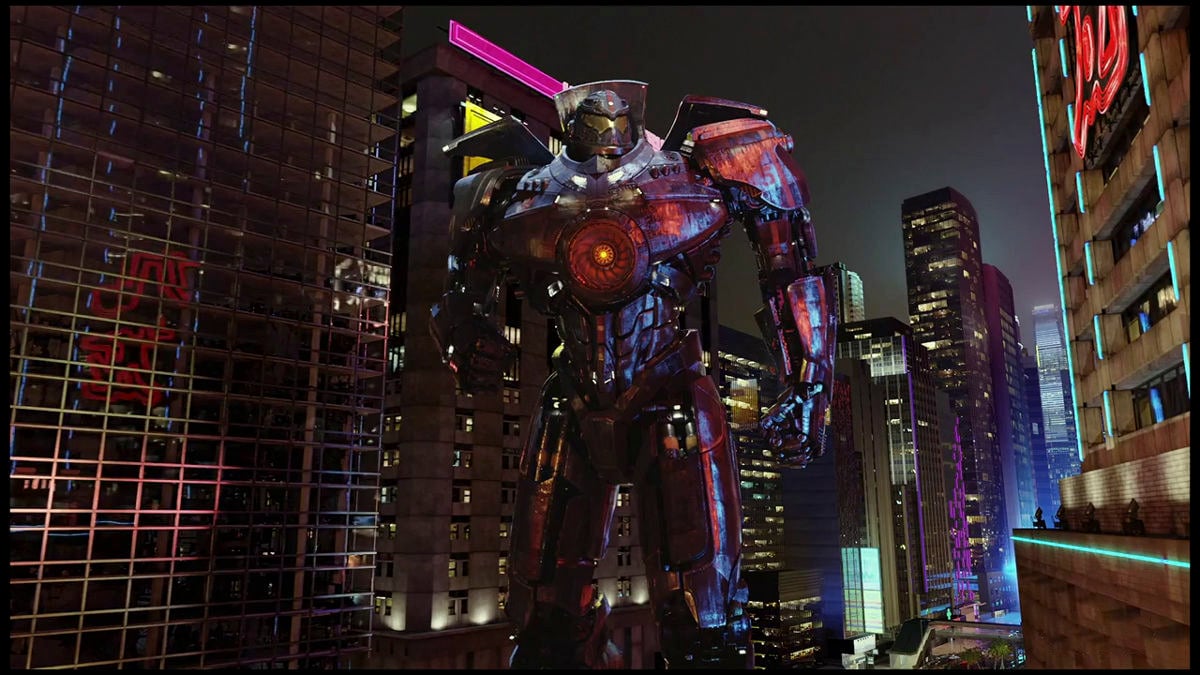 While ‘Pacific Rim’ is set in Hong Kong, it was not filmed here. Instead, production recreated parts of our city in one of the world’s largest film studios so that director Guillermo del Toro could destroy it as he liked. Photo: Warner Bros. Pictures