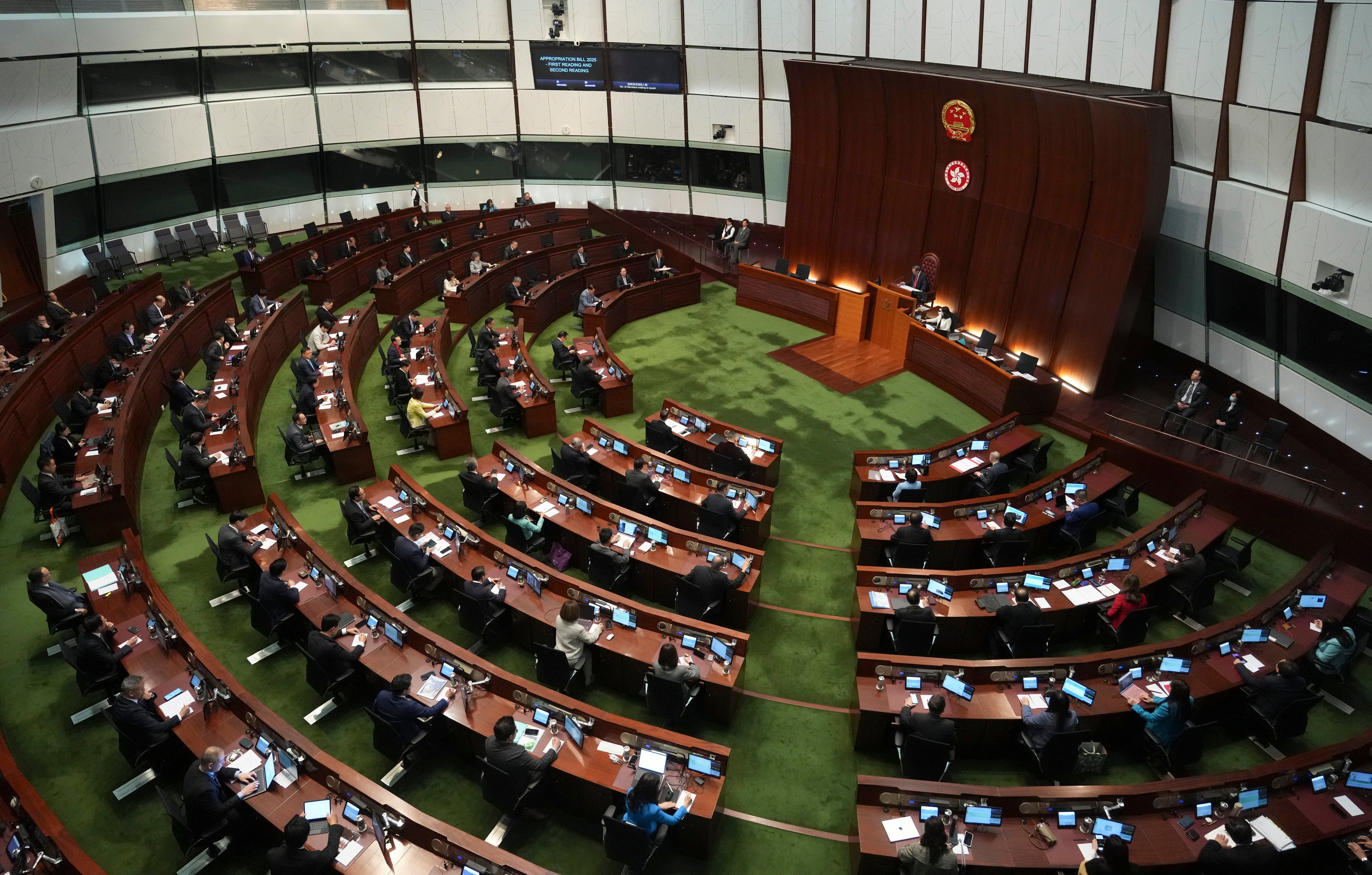 The new rules will take effect when the new Legco term starts on January 1, next year. Photo: Sam Tsang