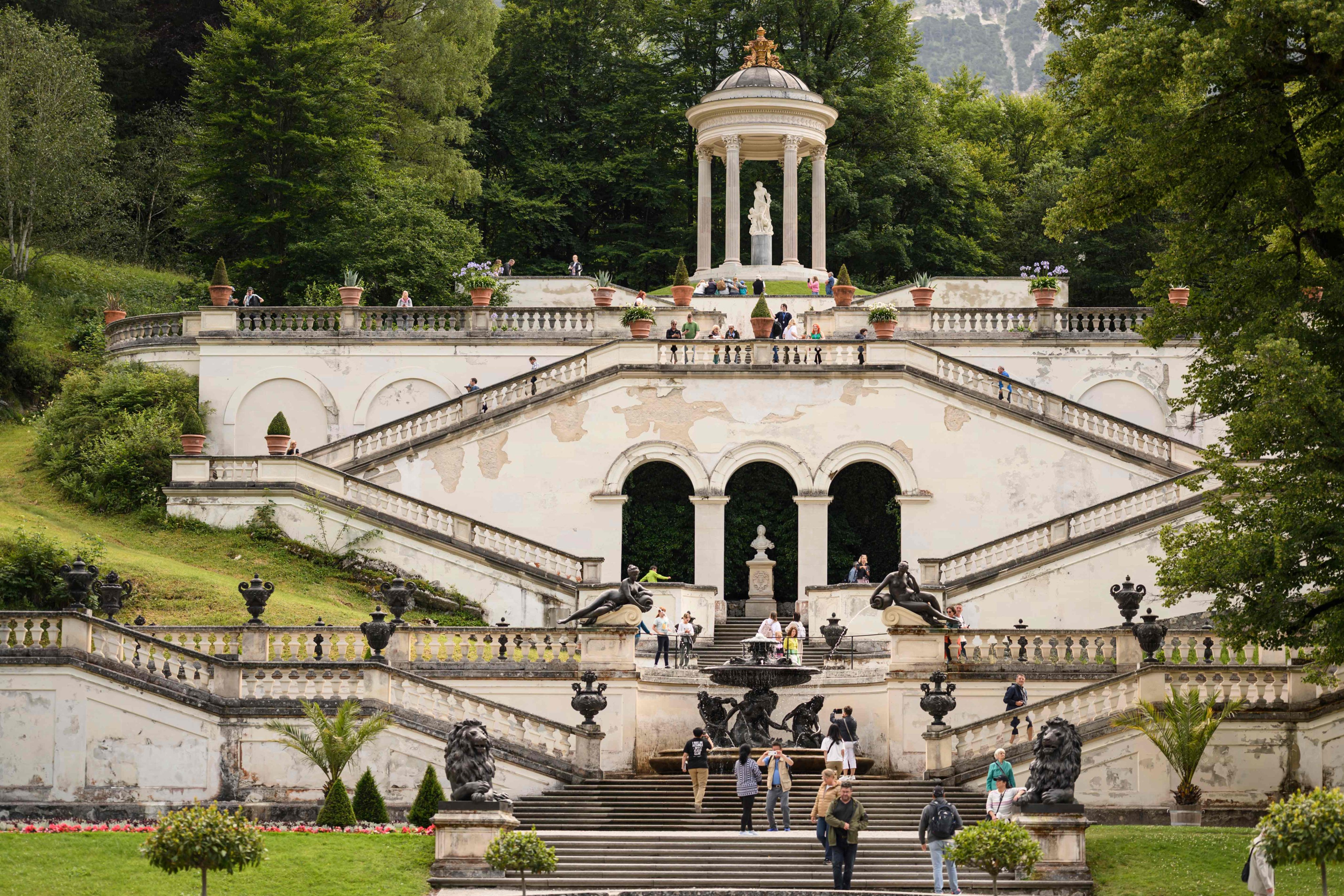 Linderhof Castle is a popular tourist destination in southern Germany. Photo: AFP
