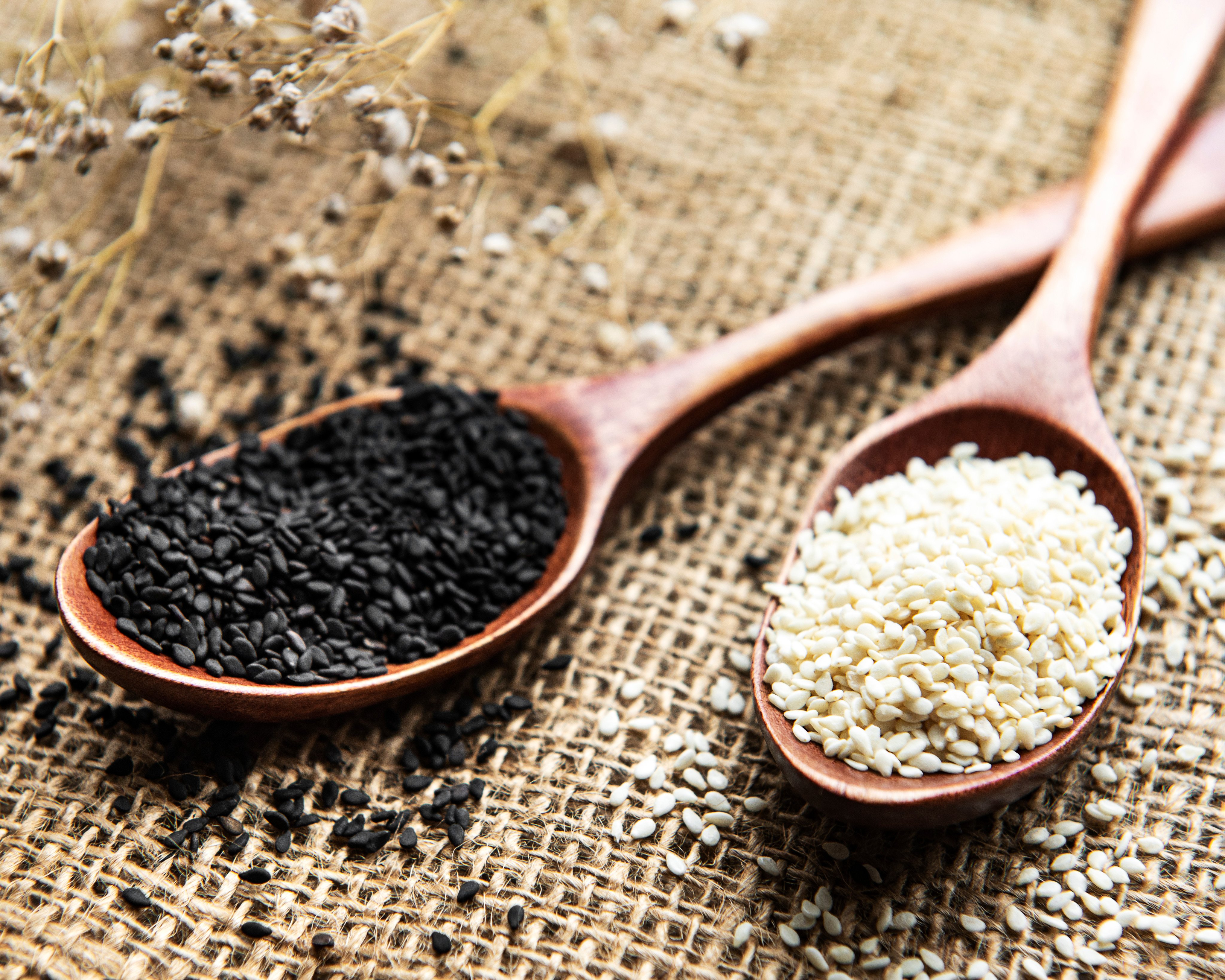 Sesame seeds, which come in various colours, are used in Asian, Middle Eastern and African cuisine. The tasty oil extracted from them is often drizzled over dishes. Photo: Shutterstock