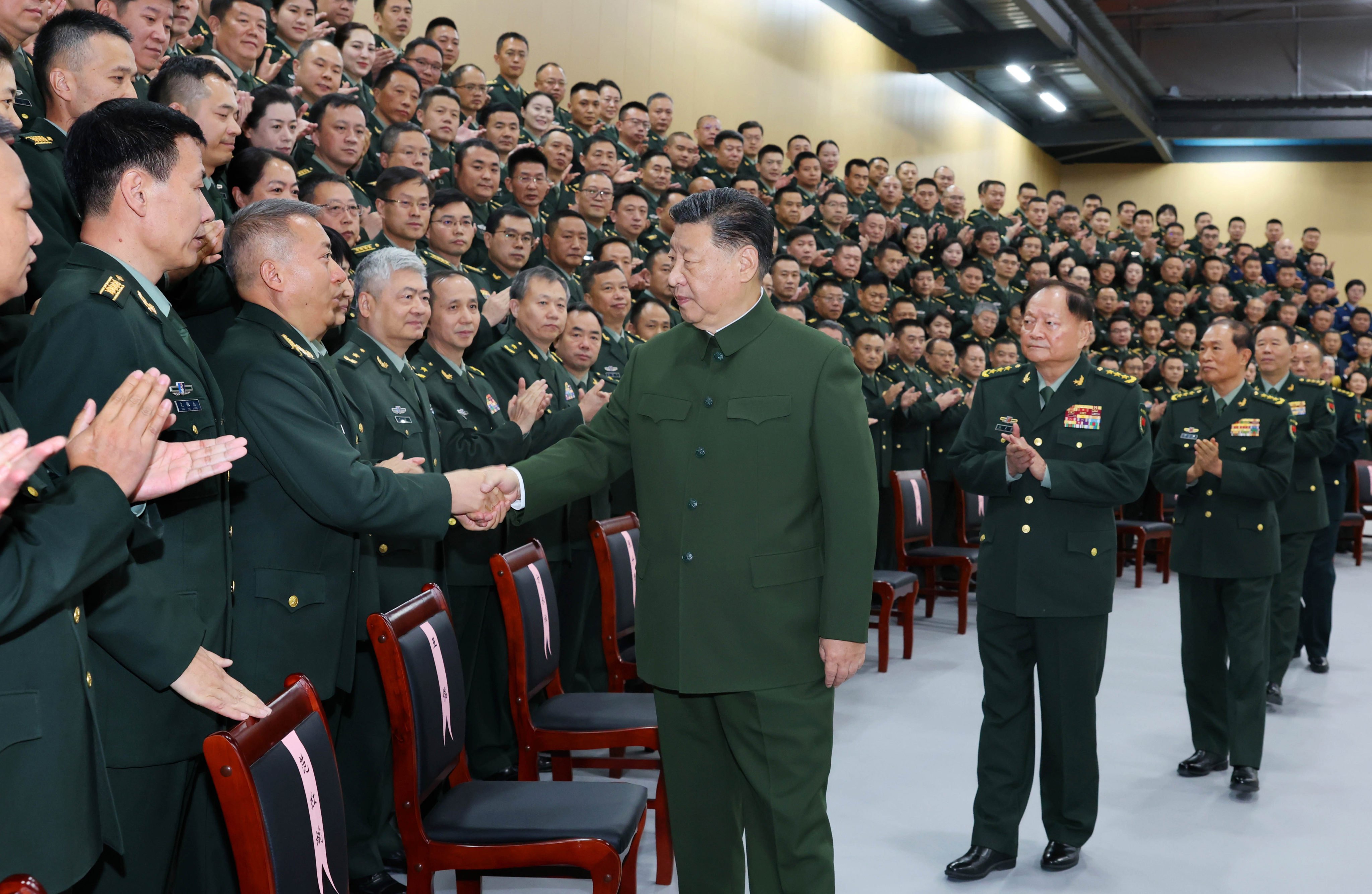 The Information Support Force is central to President Xi Jinping’s ambition to build a modern, intelligent military by 2027, the PLA’s 100th anniversary. Photo: Xinhua