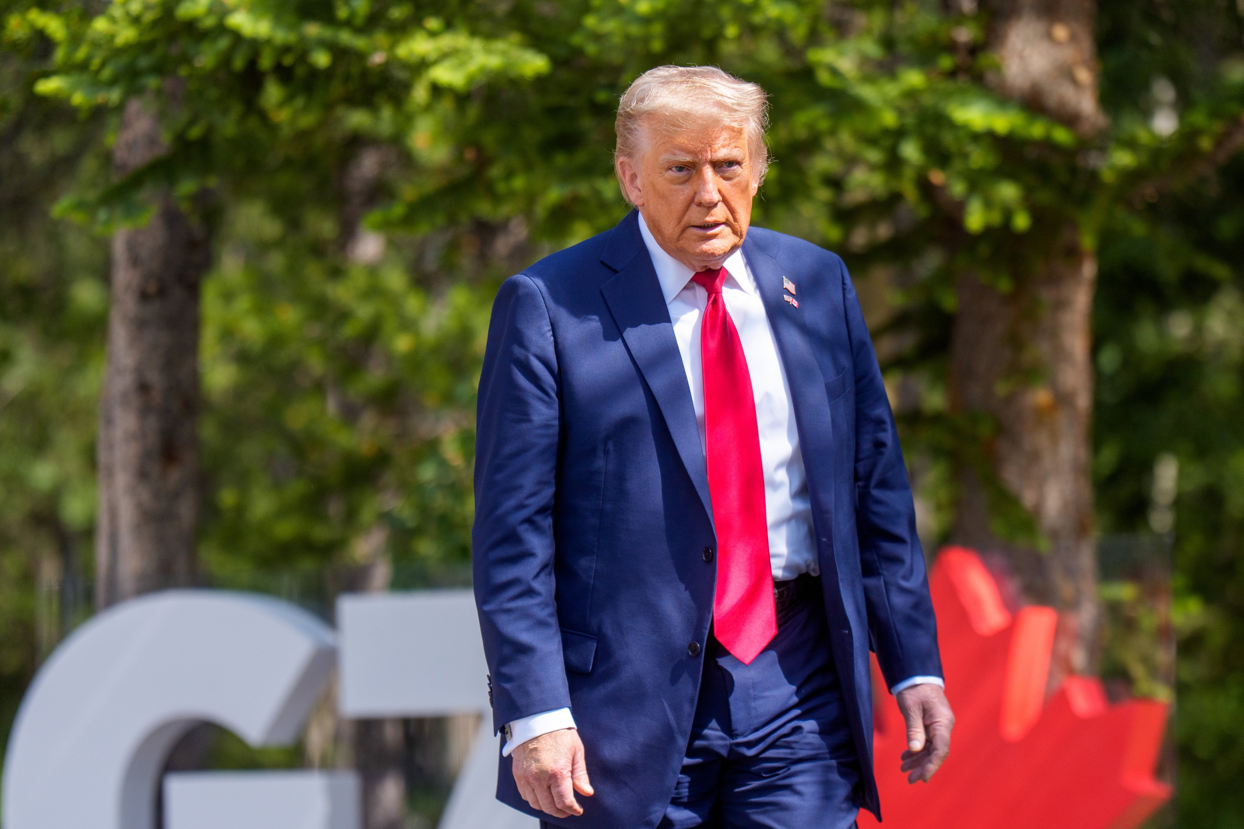 US President Donald Trump has said that a US-Canada trade deal is not a focus. Photo: dpa