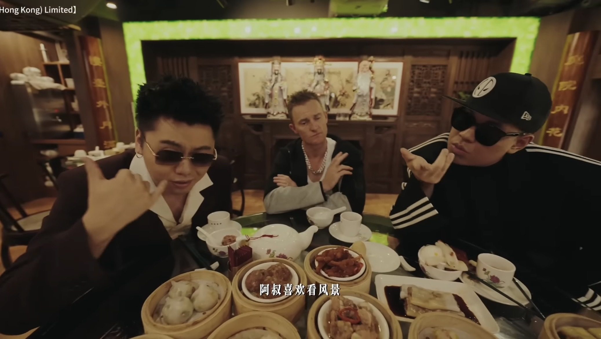 Lan Lao (left) is seen in a still from the video for his song Blueprint Supreme. A street dance group in Chongqing, China who created their own choreography for the song has sparked a social media craze. Photo:  Zac Purton