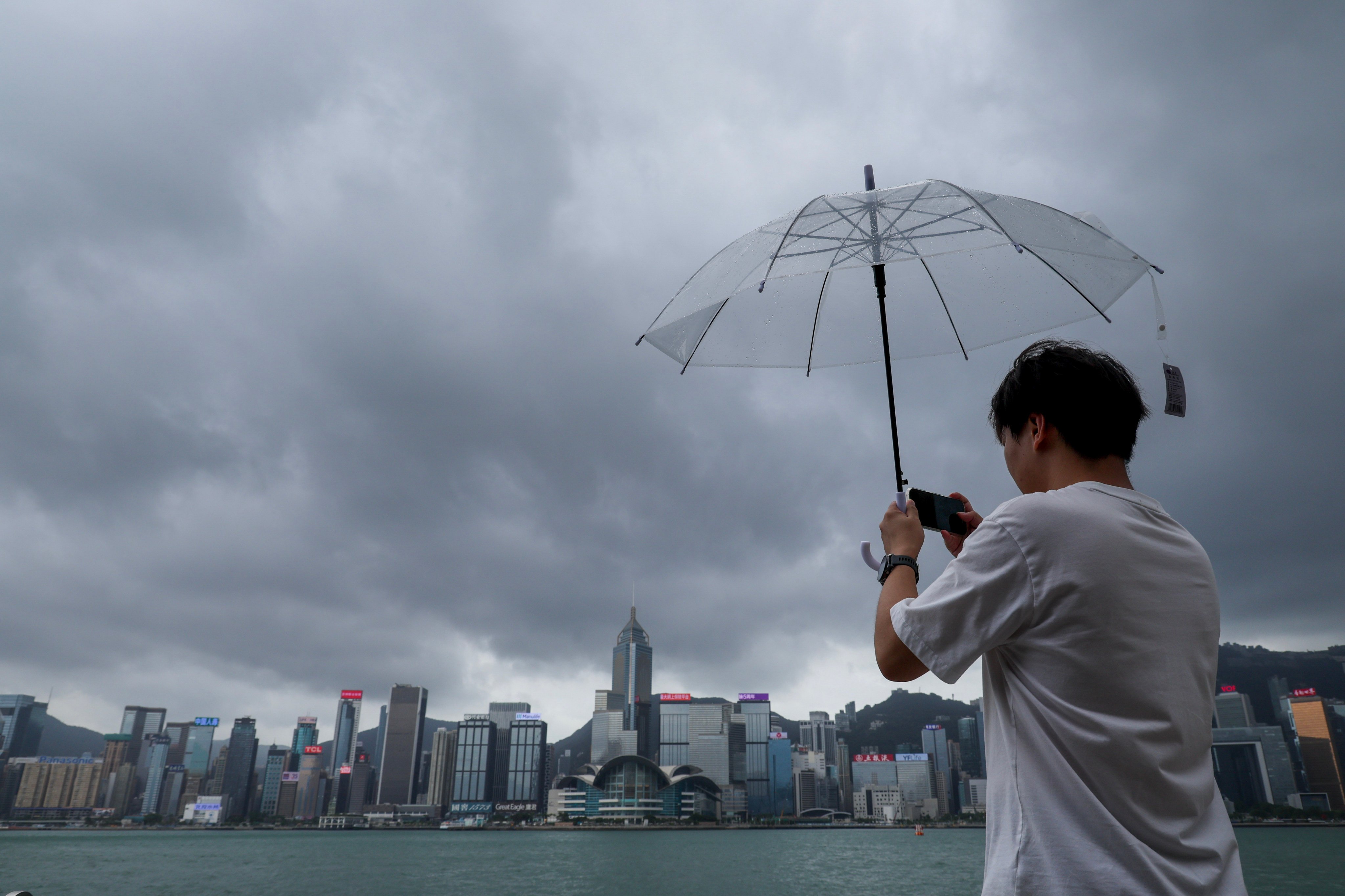 Showers and thunderstorms triggered by high temperatures were also affecting Hong Kong, the local forecaster has said. Photo: Dickson Lee