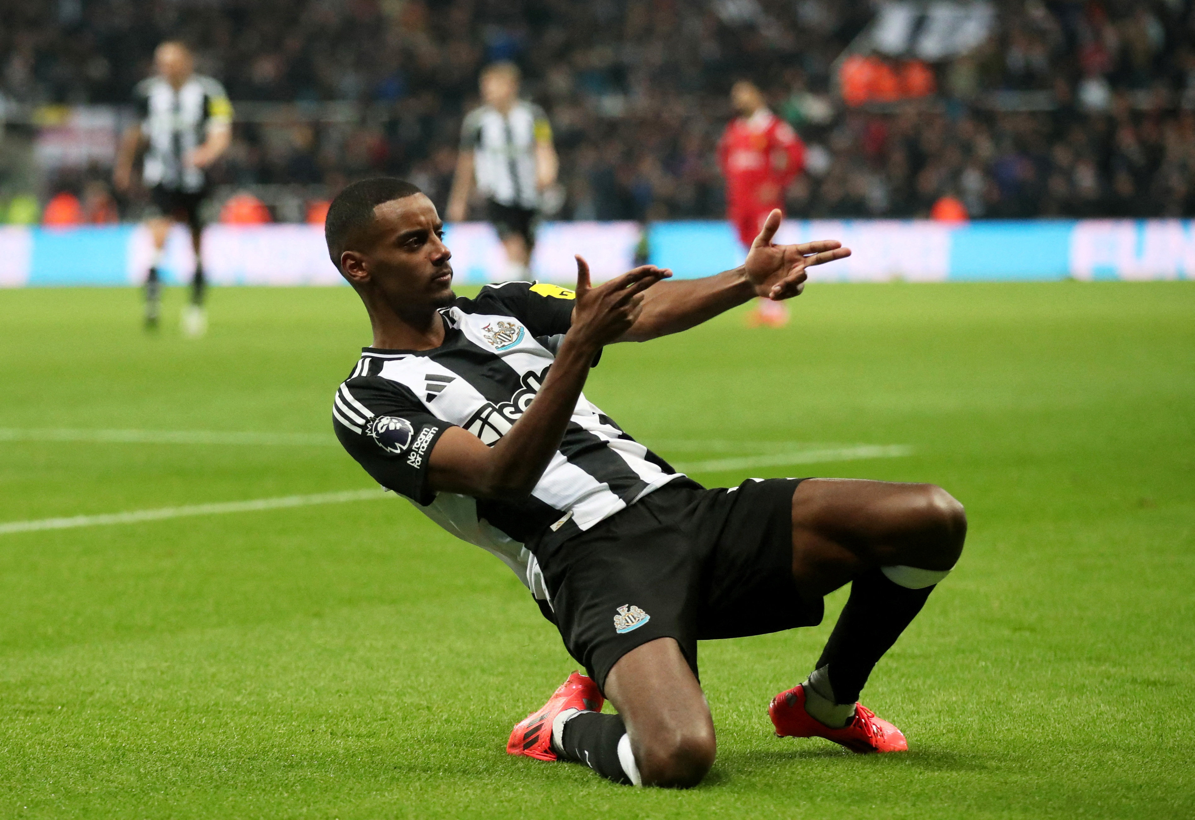Liverpool reportedly maintain an interest in Newcastle forward Alexander Isak, who has not travelled on his club’s pre-season tour of Asia. Photo: Reuters