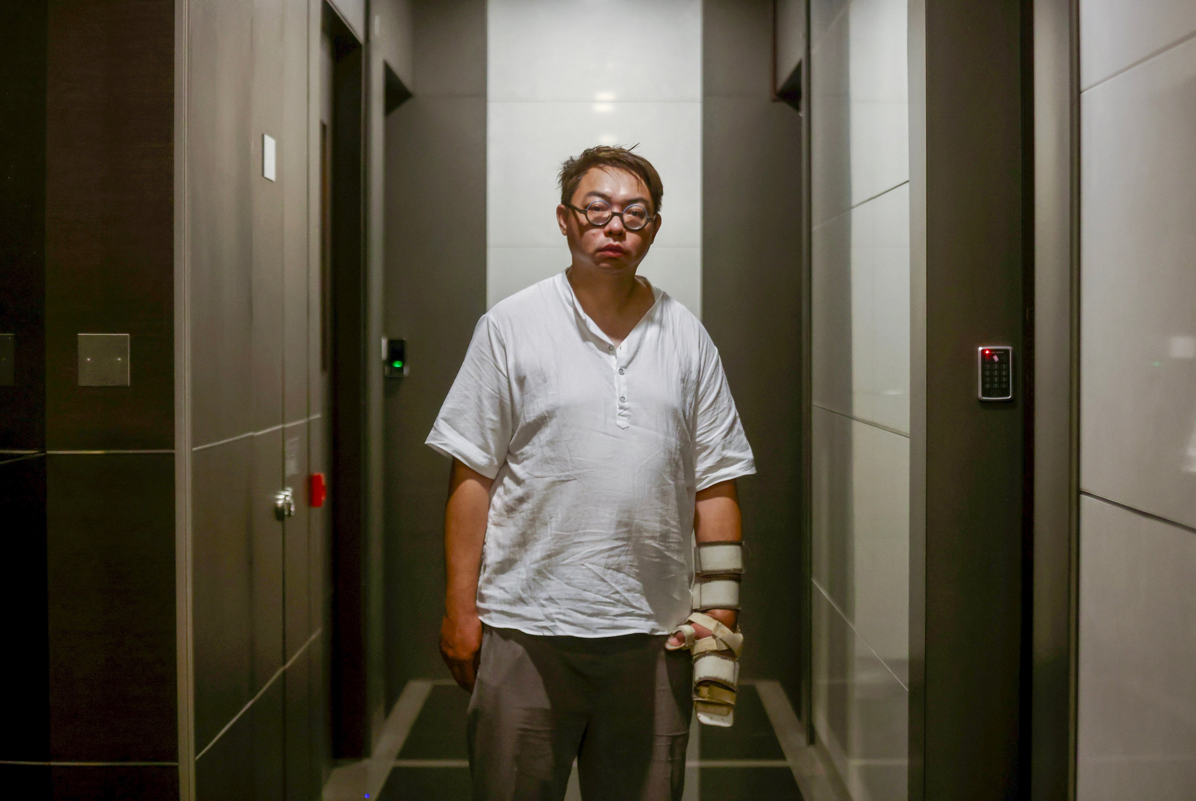 Alan Chan suffered a sudden stroke in 2017 while playing football. Photo: Jonathan Wong