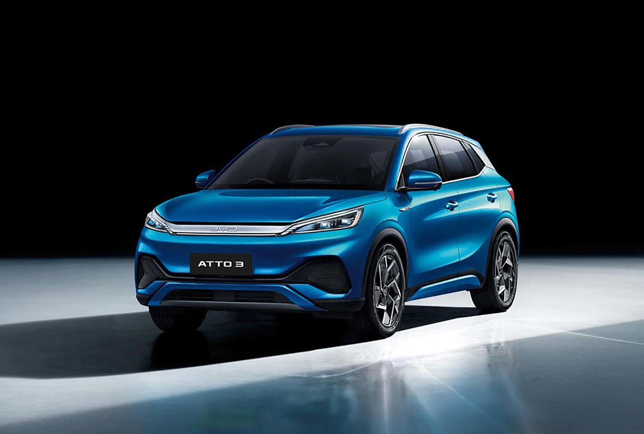 A BYD Atto 3 compact SUV. The Chinese carmaker accounted for roughly 90 per cent of Sri Lanka’s EV sales in May. Photo: BYD