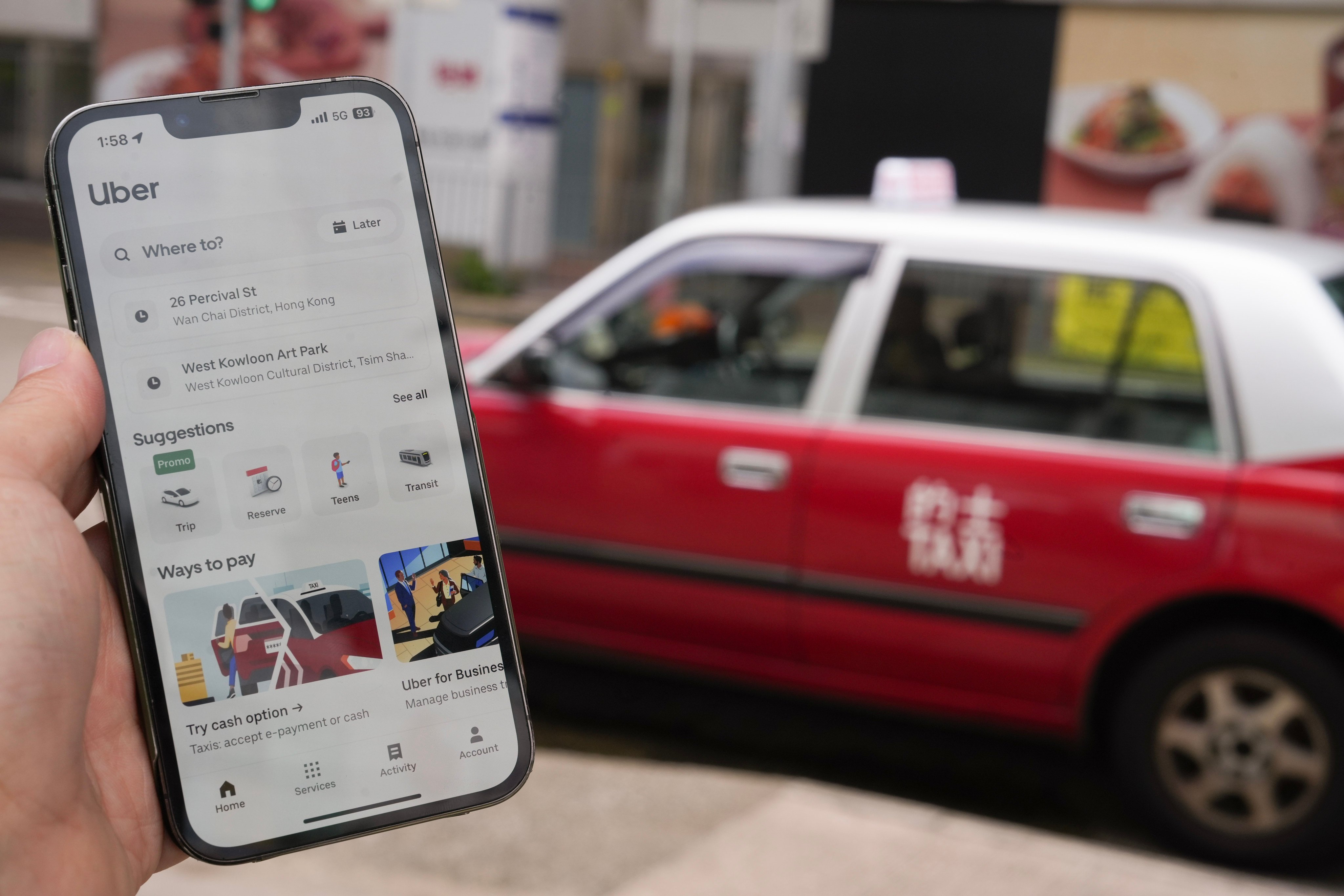 Hong Kong is expected to legalise ride-hailing platforms in the first half of next year. Photo: Sun Yeung