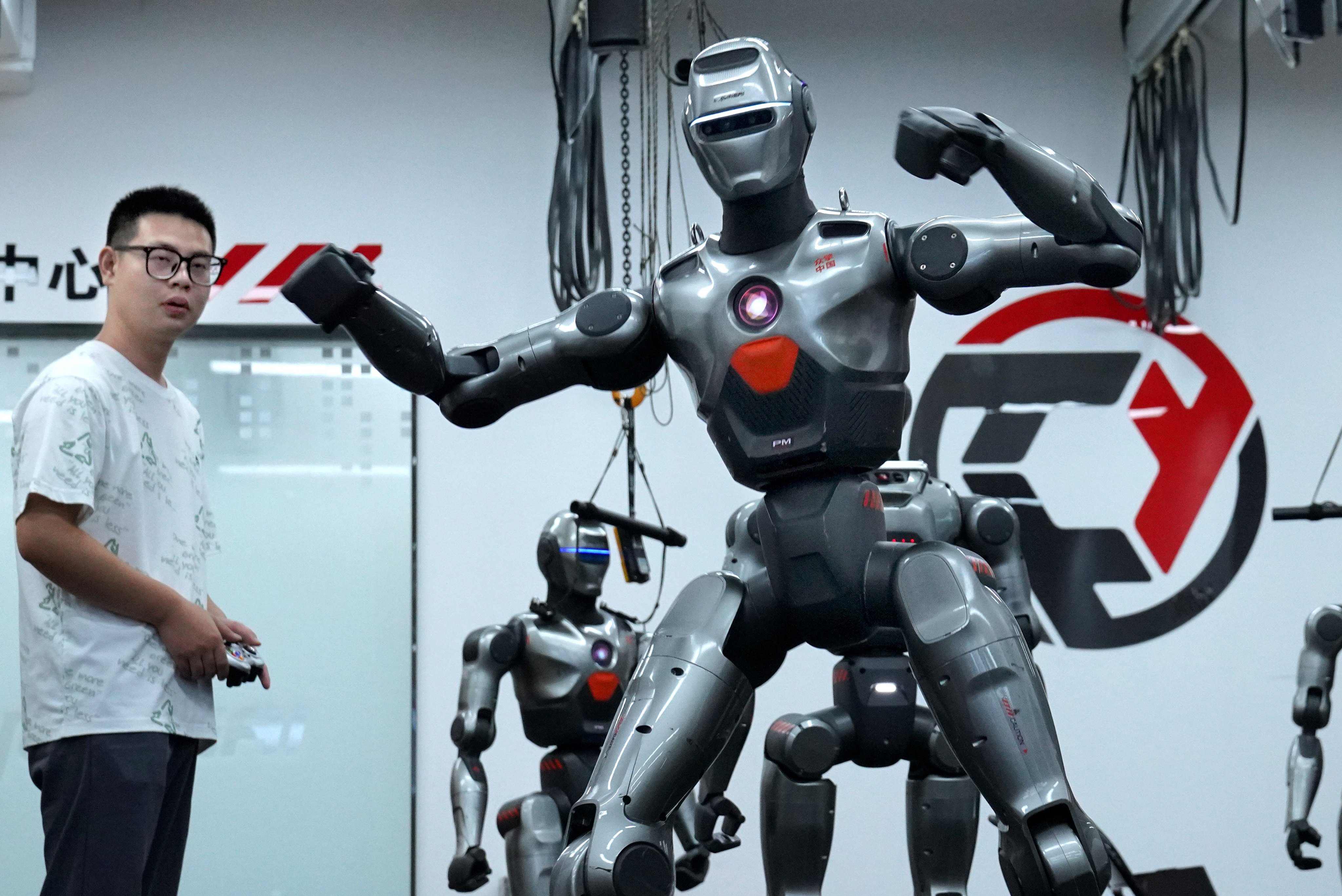 A humanoid robot is pictured at a robot company in Shenzhen, in south China’s Guangdong province. The city has consistently prioritised innovation as a key driver of its economy while fostering a business-friendly environment. Photo: Xinhua