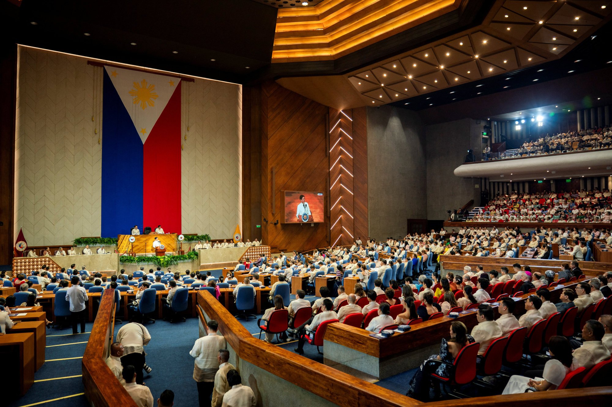 Philippine President Ferdinand Marcos Jnr says in his State of the Nation Address on Monday that there is no change in Manila’s foreign policy. Photo: Reuters