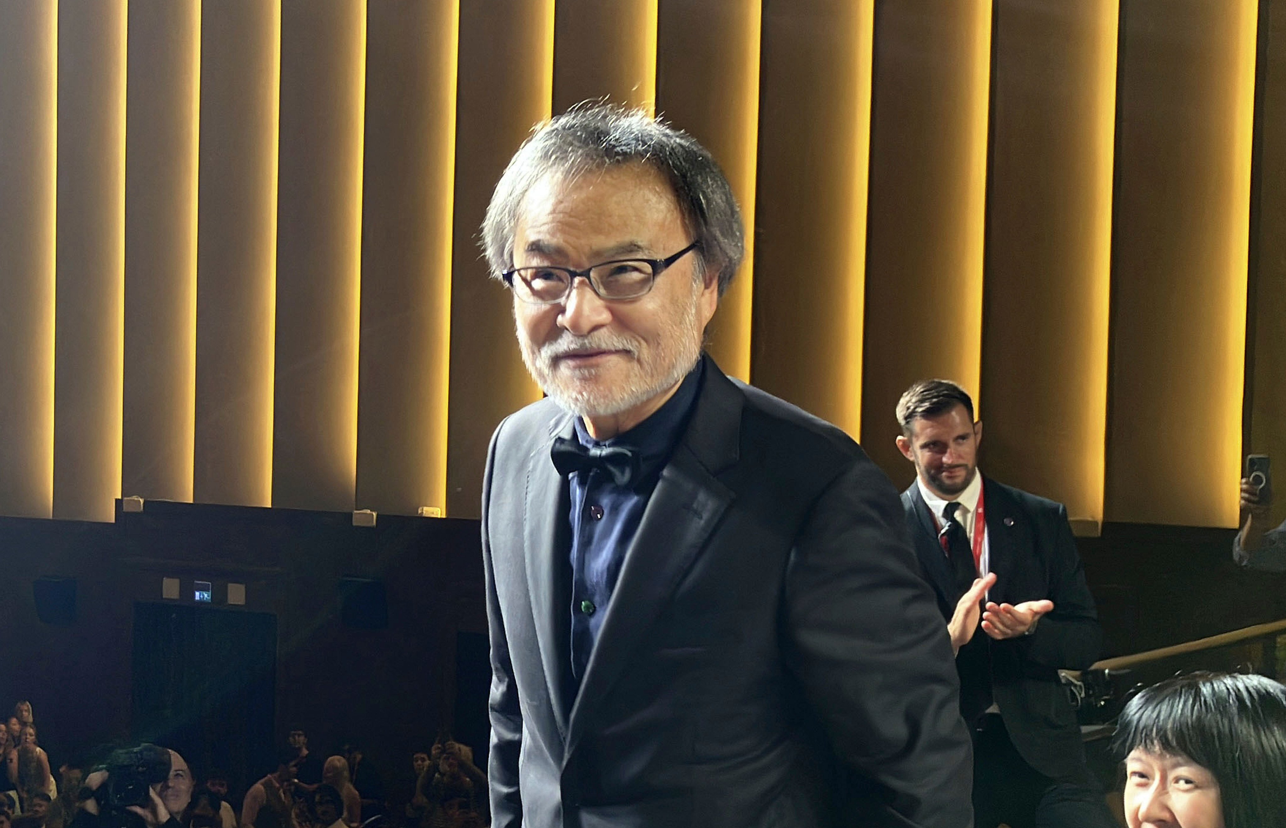 Kiyoshi Kurosawa at a screening of his film Cloud in Venice, Italy, in 2024. The Japanese horror master says a samurai film directed by him “might be really happening”. Photo: Kyodo News via AP