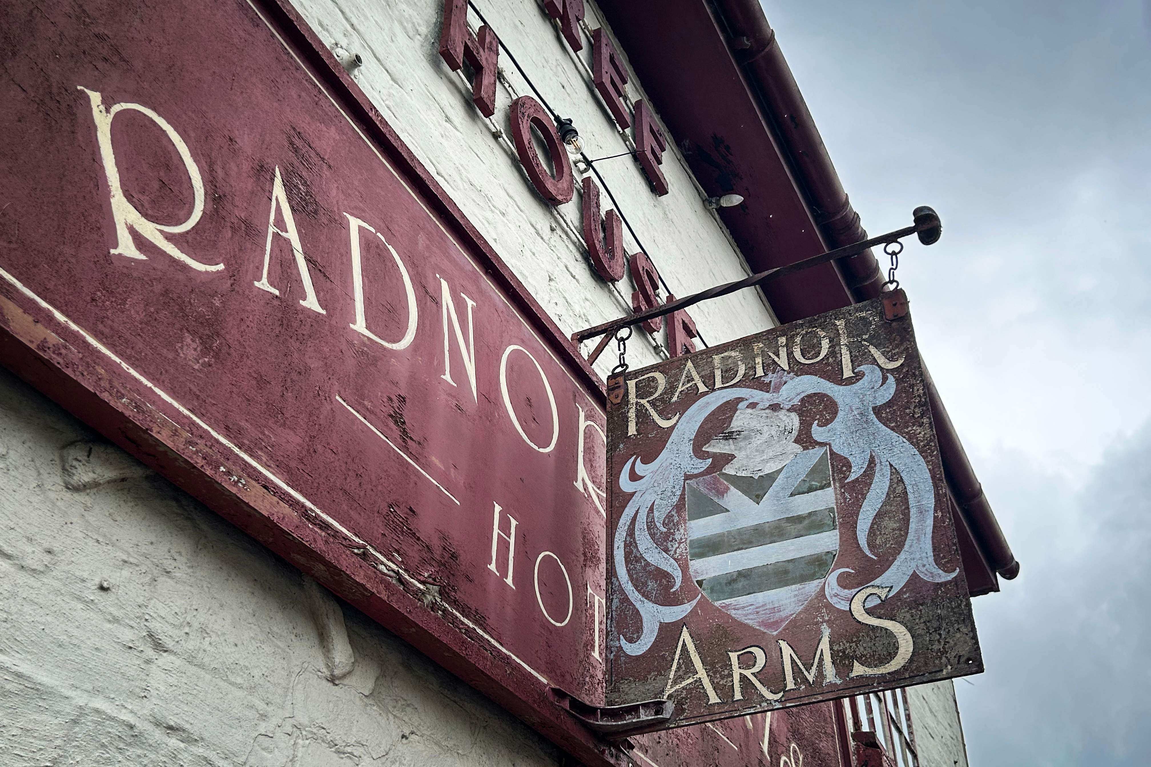 The frontage of the Radnor Arms Pub, which has been revived thanks to a government scheme aimed at giving people the financial firepower to take ownership of pubs or shops at risk of being lost. Photo: AFP
