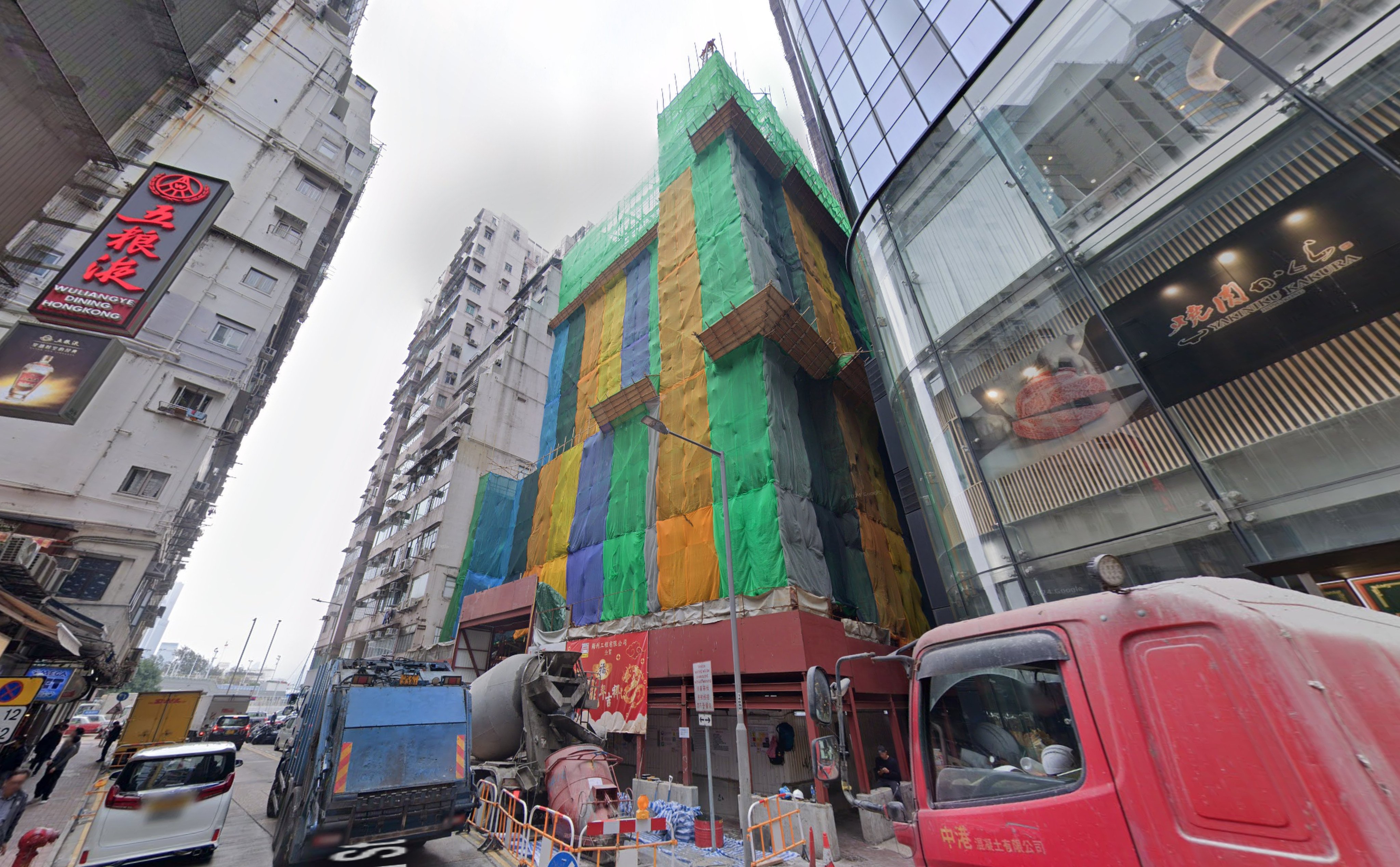 The commercial site at 20-28 Cannon Street, formerly known as Sun On Mansion, in Causeway Bay on July 29. Photo: Google Maps