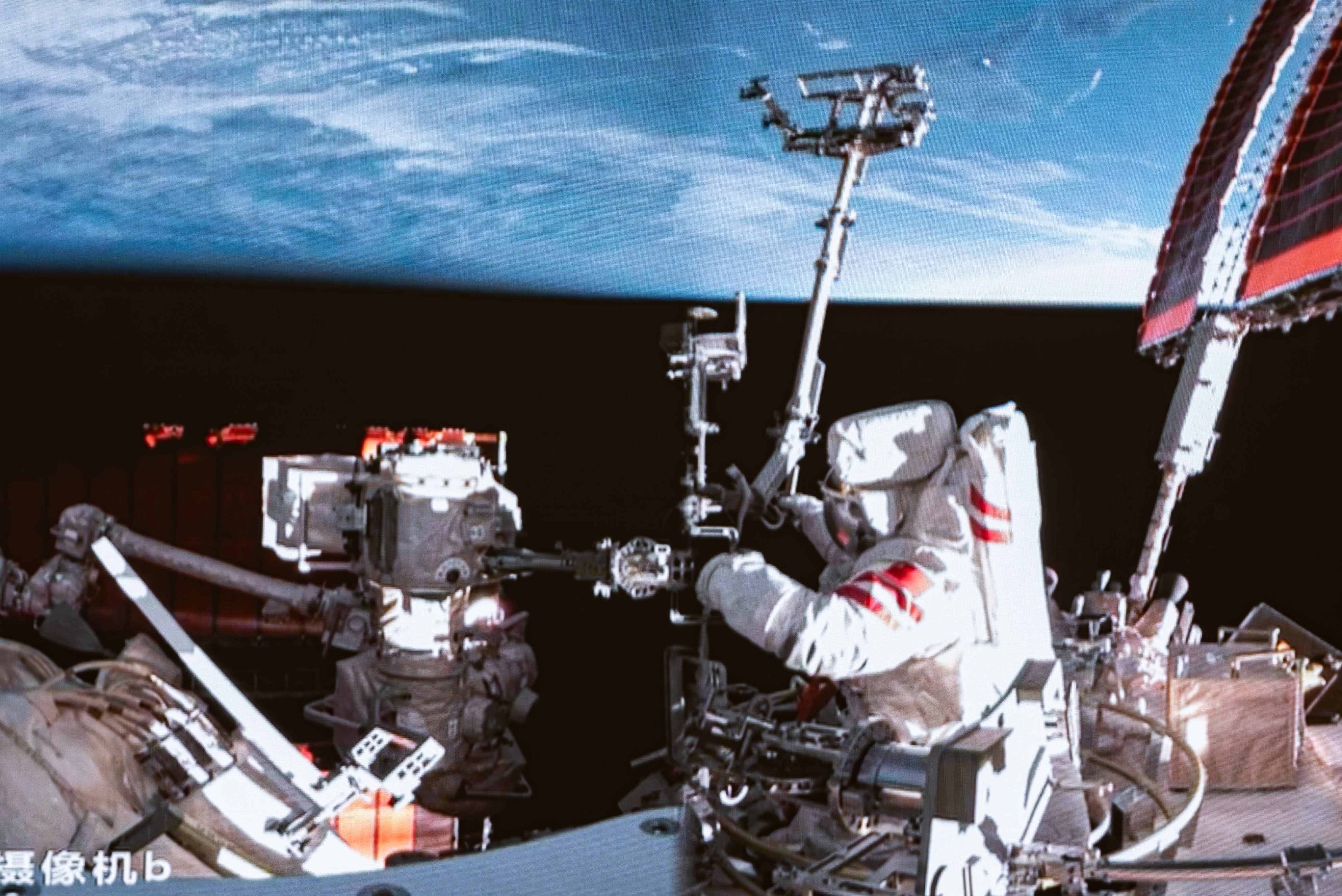 Spacewalks are considered some of the most dangerous activities in space exploration, and extravehicular tasks are typically planned and rehearsed. Photo: Xinhua