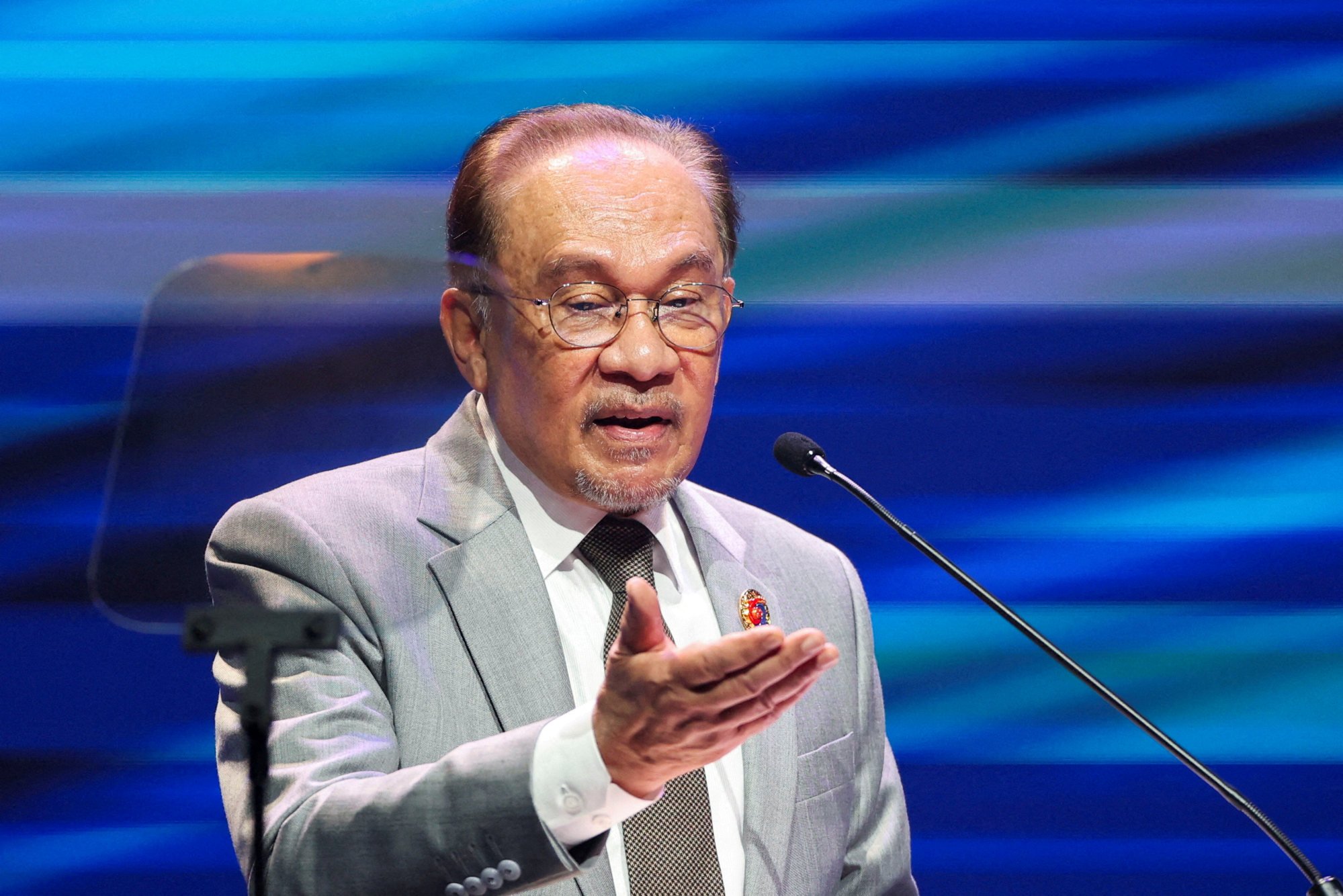 Malaysian Prime Minister Anwar Ibrahim said the tariff rate with the US will be announced on Friday. Photo: Reuters Malaysian Prime Minister Anwar Ibrahim said the tariff rate with the US will be announced on Friday. Photo: Reuters