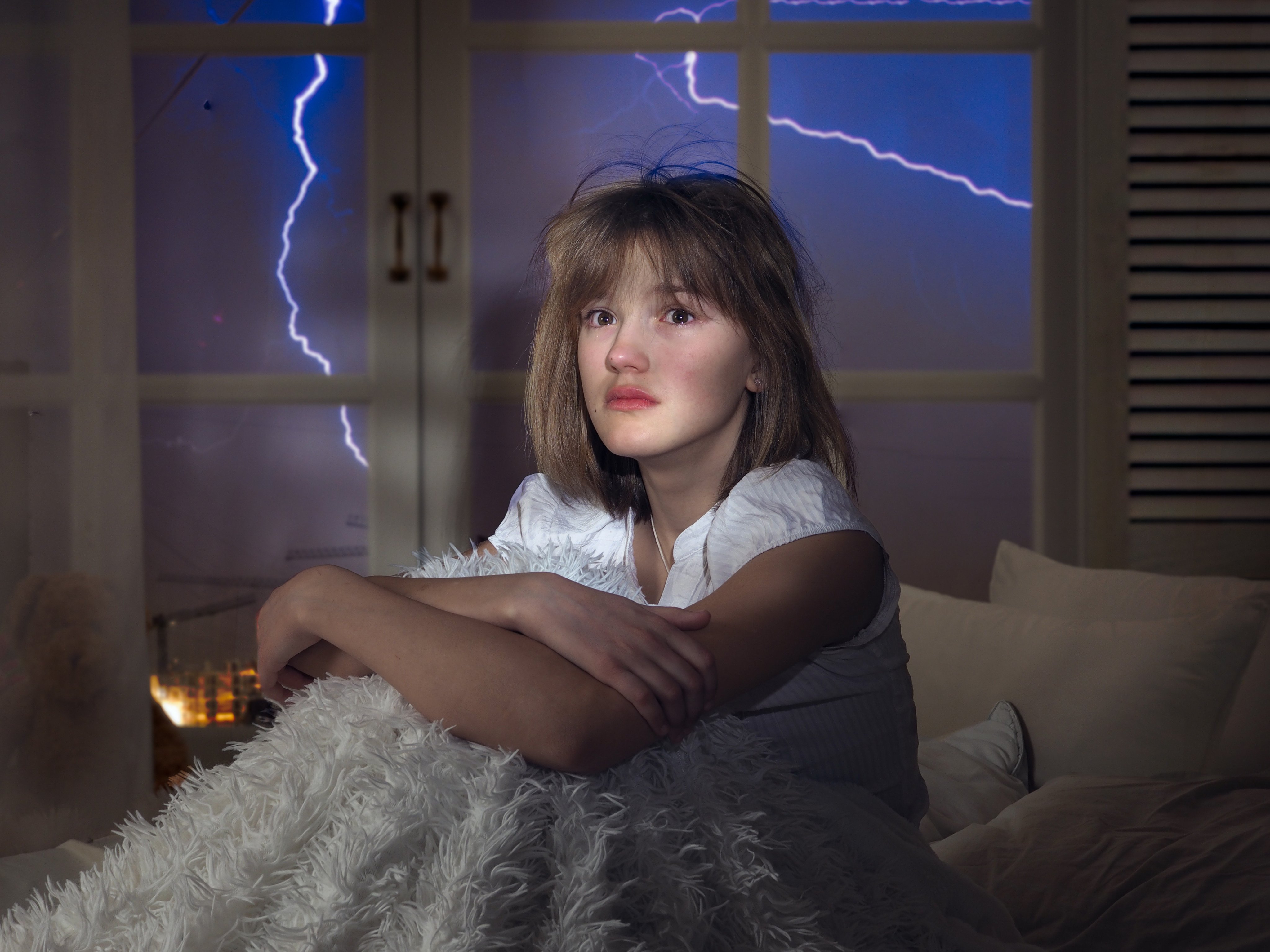 If you have an excessive fear of thunderstorms that interferes with your life, you may need treatment for  astraphobia. Photo: Shutterstock