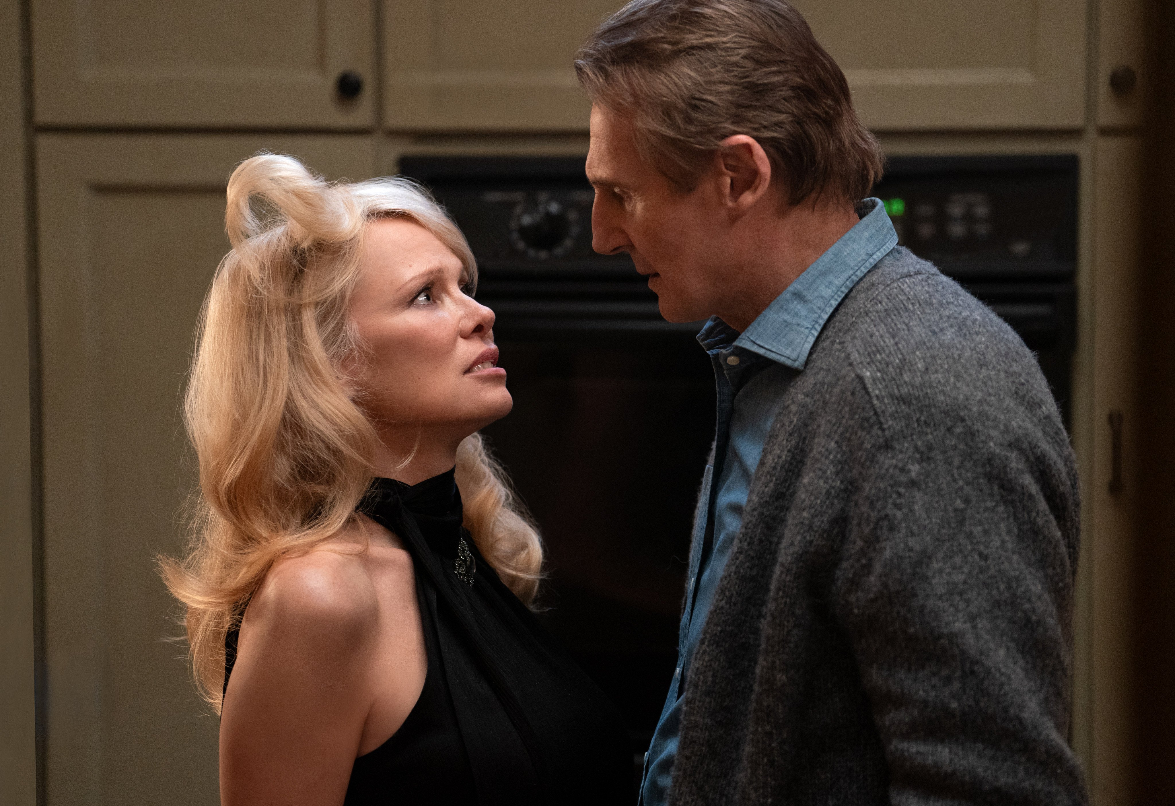 Pamela Anderson and Liam Neeson in a still from The Naked Gun, which film fans can watch in Hong Kong cinemas this weekend.