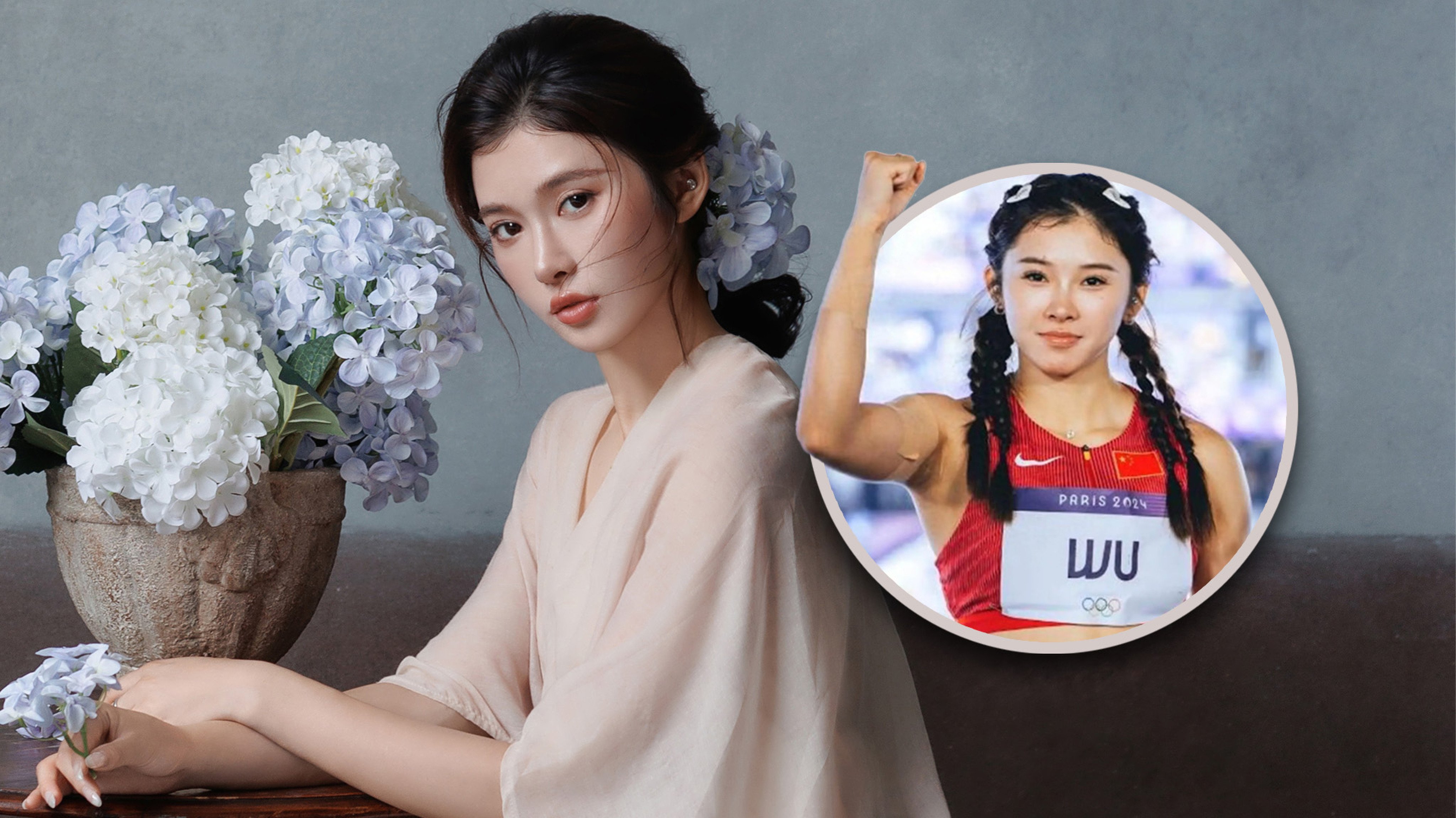 Top Chinese athlete Wu Yanni has responded to speculation about her potential cosmetic surgery by saying that such rumours are a recognition of her beauty. Photo: SCMP composite/Weibo/Sohu