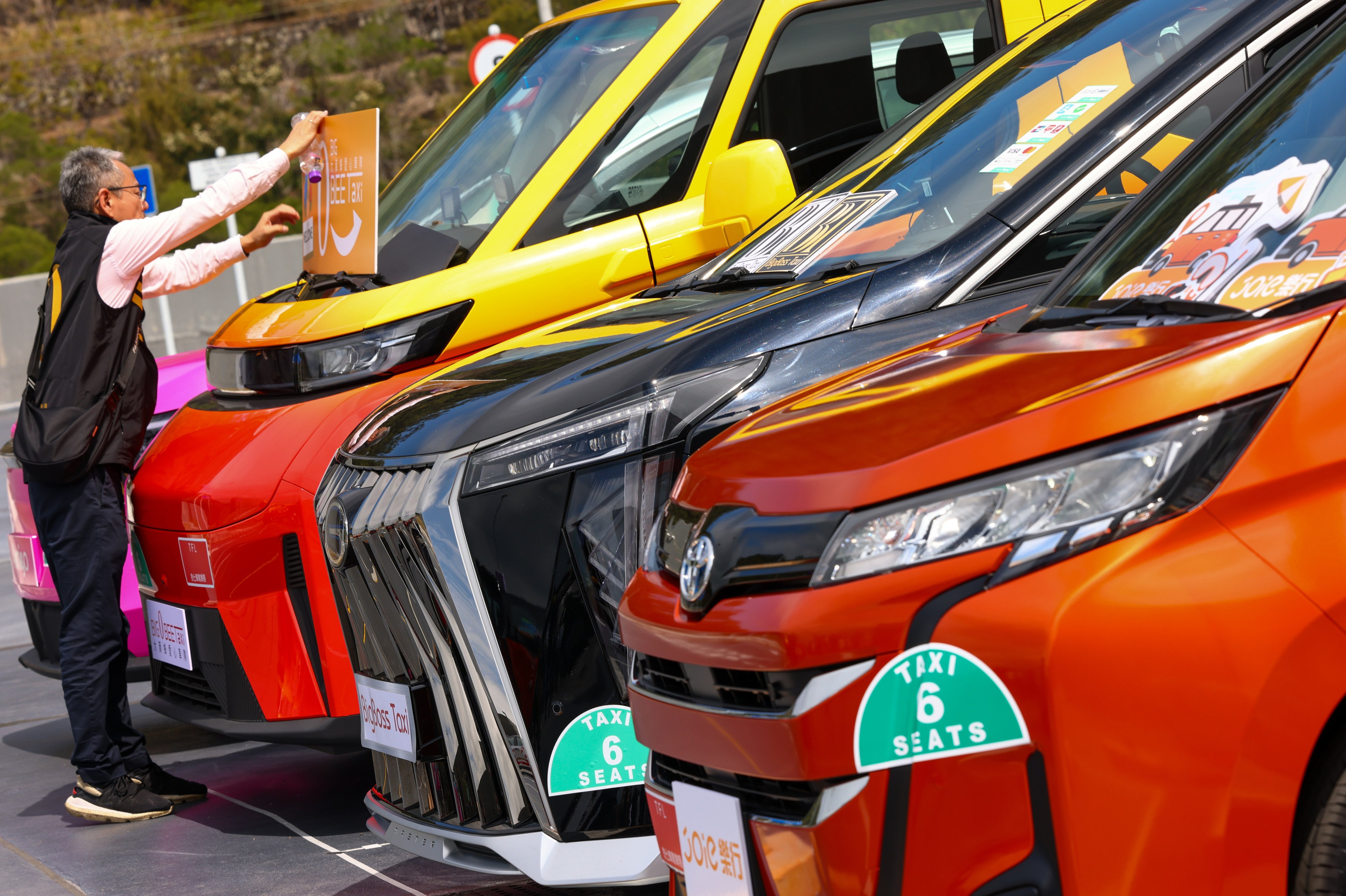 The premium fleets are part of government and industry efforts to boost the taxi trade’s reputation. Photo: Dickson Lee