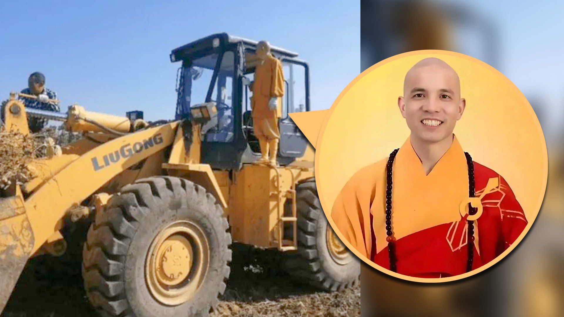 Shi Yinle, the successor to the controversial Shaolin Temple abbot, Shi Yongxin, vows to shun commercialism and embarce true Buddhist values. Photo: SCMP composite/Baidu