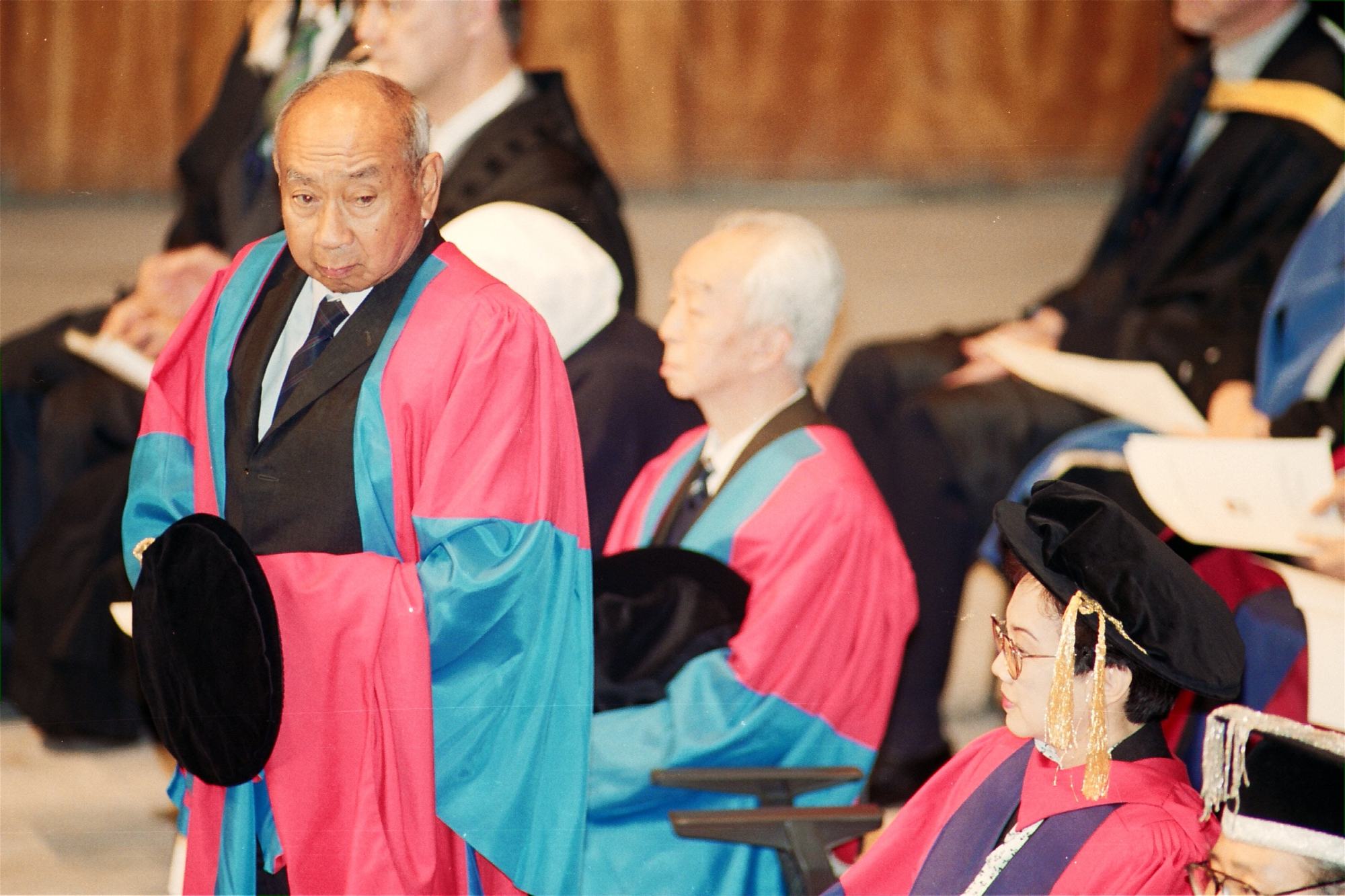 Goh Keng Swee at a University of Hong Kong ceremony in 1993, where he was awarded a doctorate of letters for his service to the Asian economy. Photo: Handout Goh Keng Swee at a University of Hong Kong ceremony in 1993, where he was awarded a doctorate of letters for his service to the Asian economy. Photo: Handout