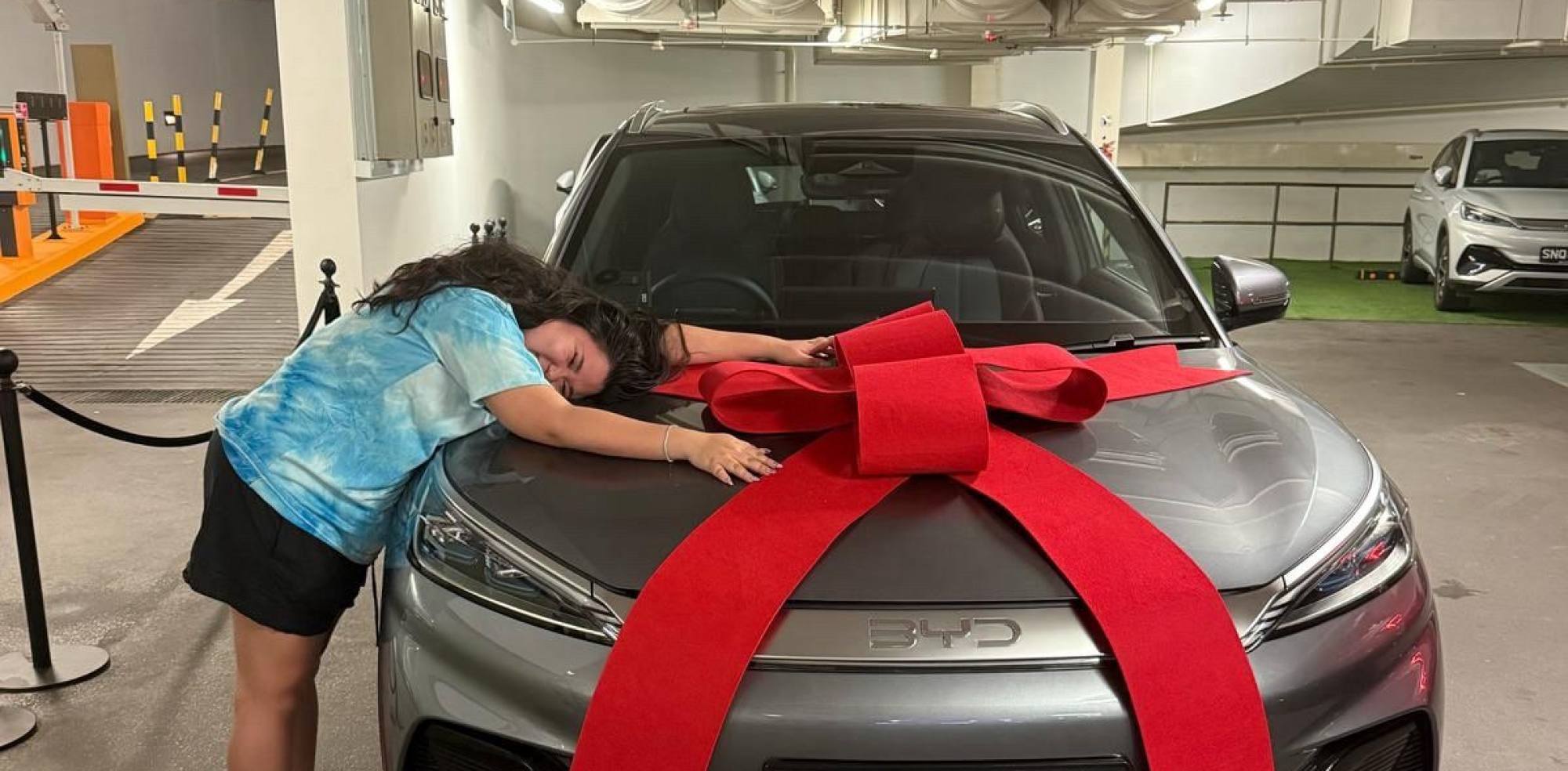 Financial adviser Winnie Koh bought her BYD Atto 3 in January after being influenced by the vehicle’s affordability and the charging promotions available. Photo: Winnie Koh Financial adviser Winnie Koh bought her BYD Atto 3 in January after being influenced by the vehicle’s affordability and the charging promotions available. Photo: Winnie Koh
