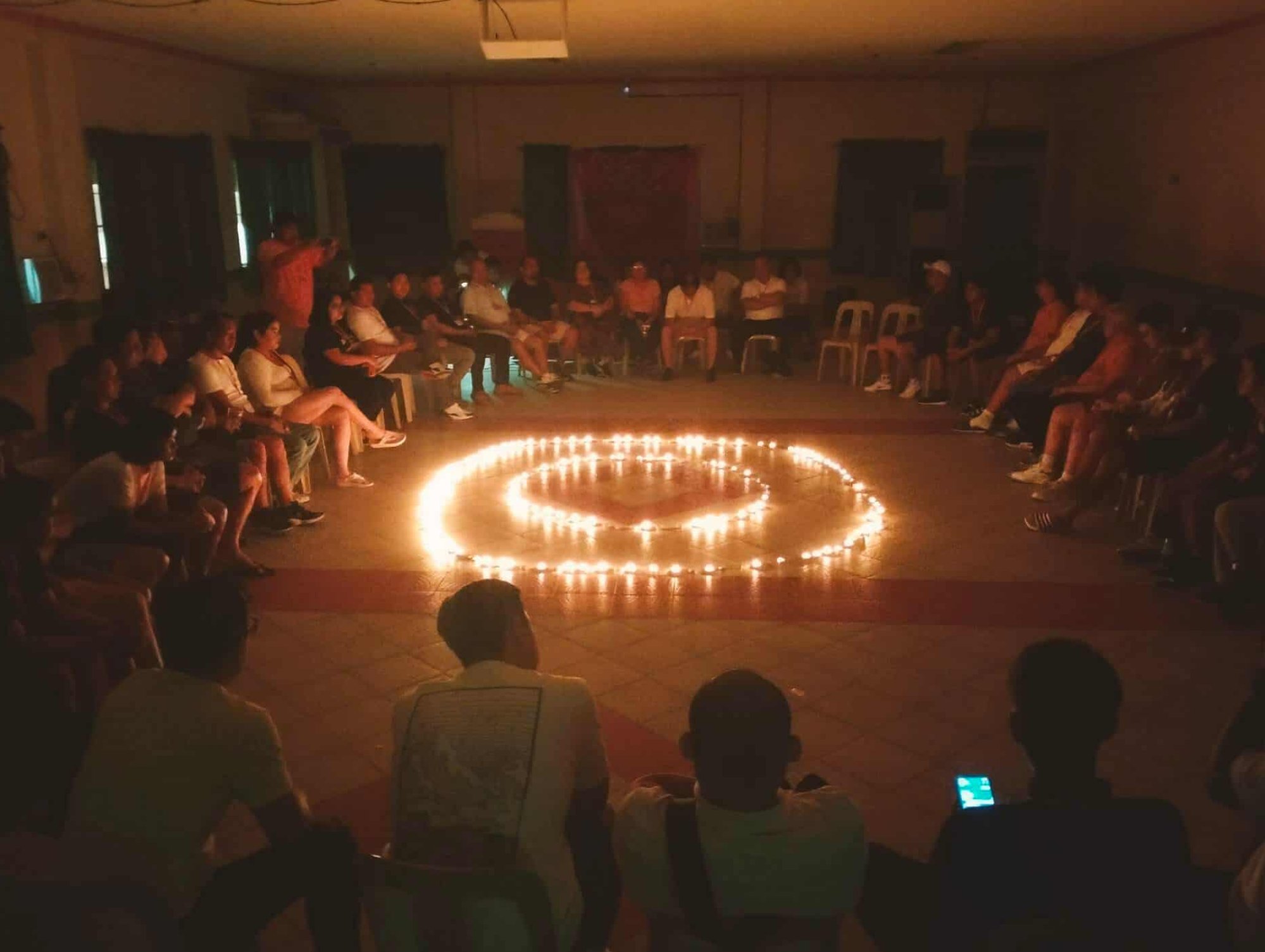 Members huddle at a fellowship of the Recovering Gamblers of the Philippines, an anonymous support group for gambling addicts. Photo: Reagan Praferosa Members huddle at a fellowship of the Recovering Gamblers of the Philippines, an anonymous support group for gambling addicts. Photo: Reagan Praferosa