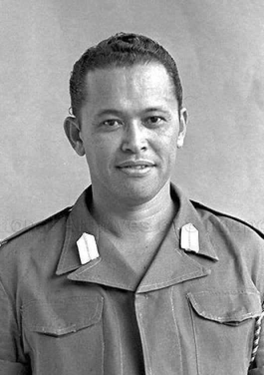 Picture of a young Othman Wok, Singapore’s first minister for social affairs, wearing his People’s Defence Force uniform. Photo: National Archives of Singapore Picture of a young Othman Wok, Singapore’s first minister for social affairs, wearing his People’s Defence Force uniform. Photo: National Archives of Singapore