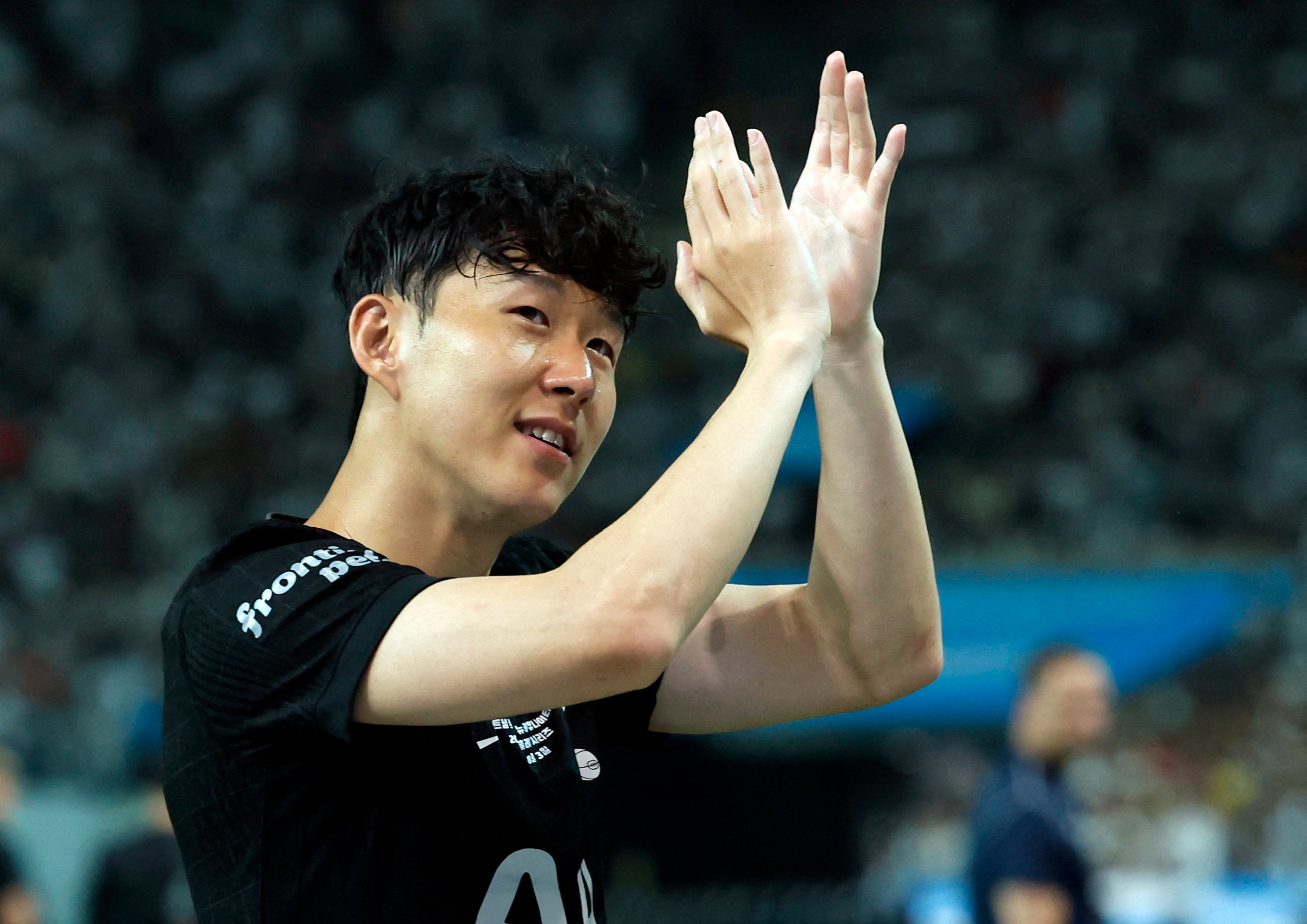 Tottenham Hotspur’s Son Heung-min applauds fans after playing what is expected to be his last game for the club. Photo: Reuters
