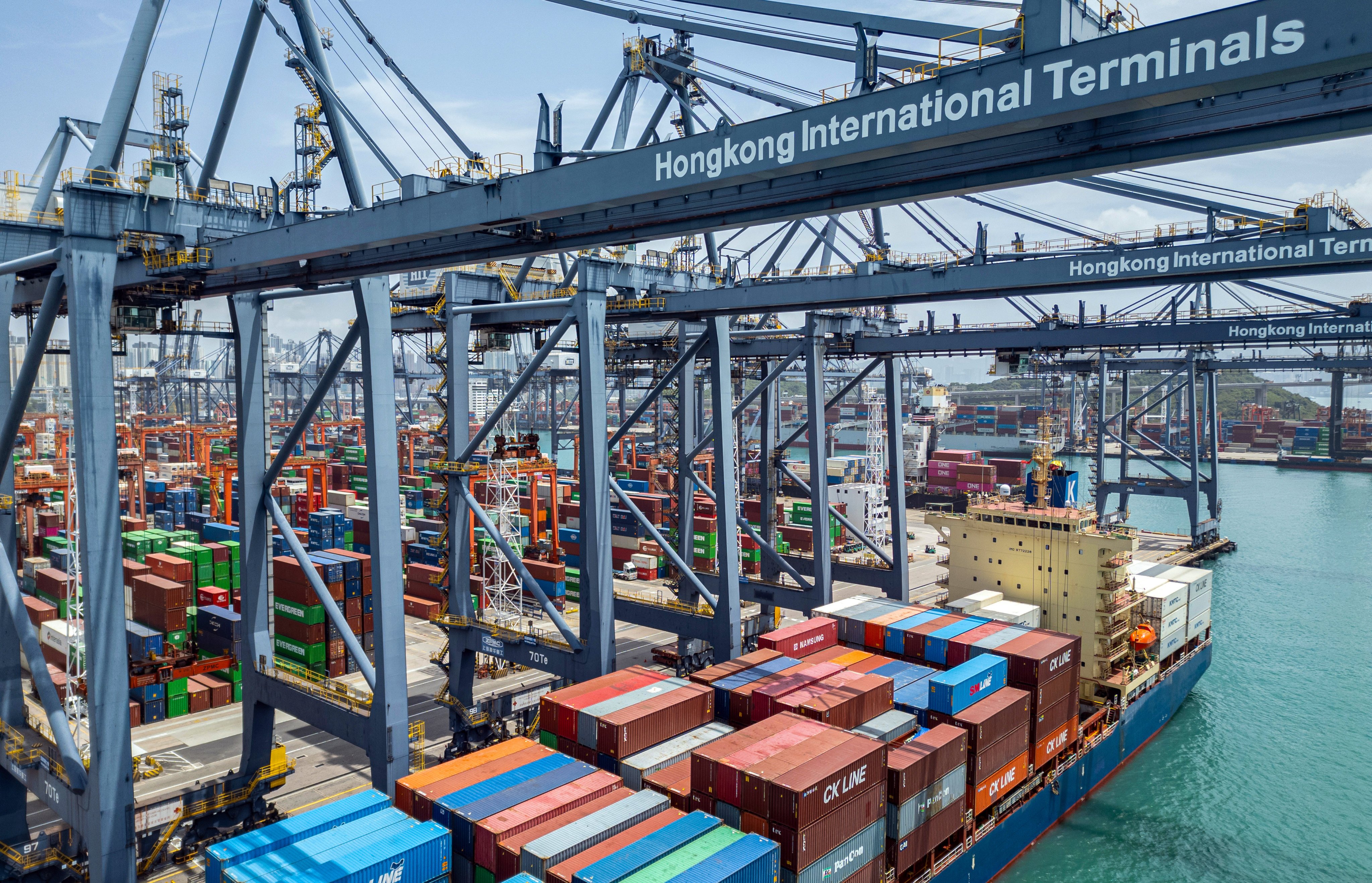 Hong Kong has found itself in the middle of a trade war between Washington and Beijing. Photo: Eugene Lee