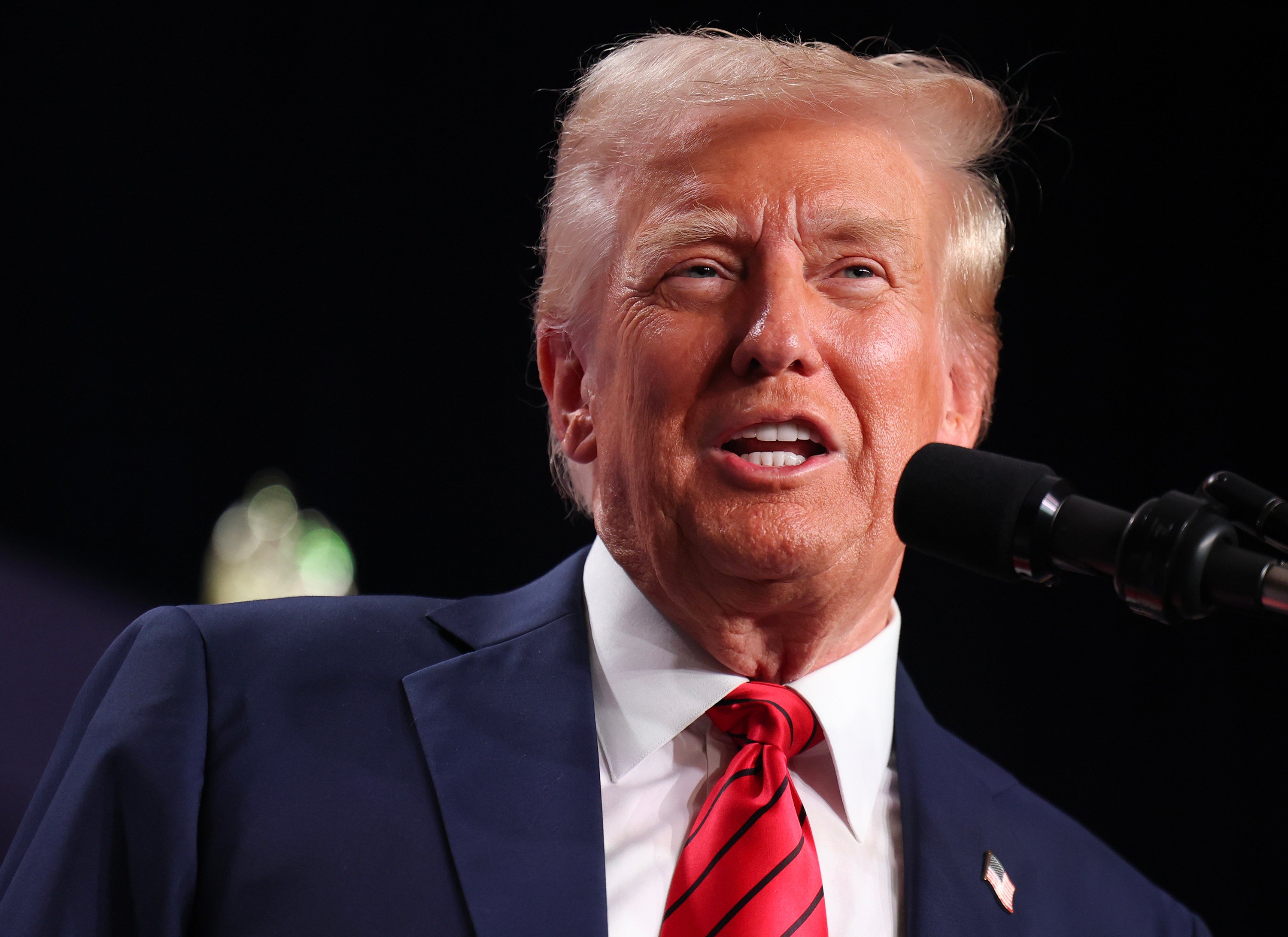 US President Donald Trump’s fundraising efforts for the mid-term elections have been fuelled by tech moguls and crypto firms. Photo: TNS