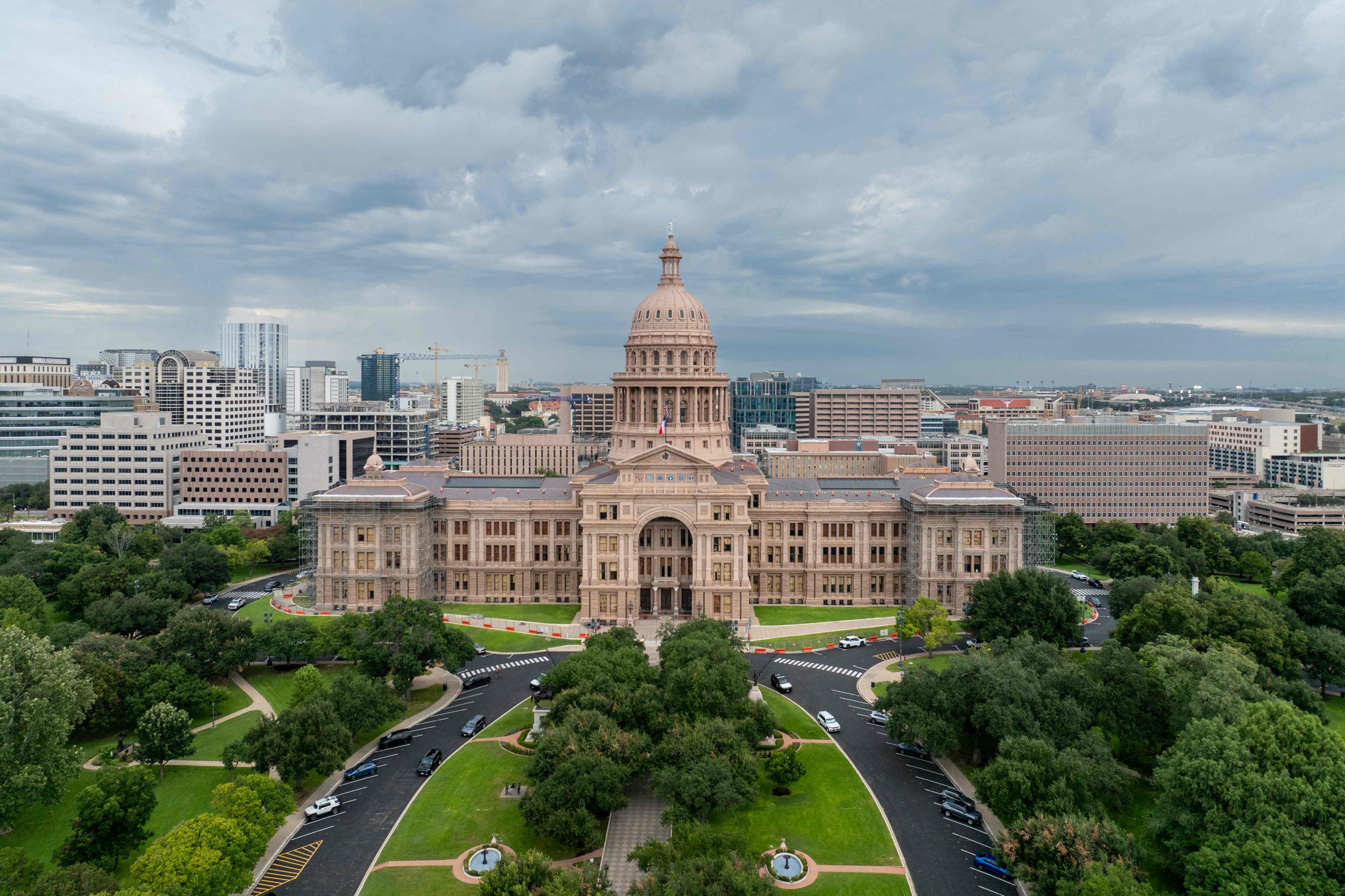The Texas Capitol in Austin, Texas. Photo: AFP