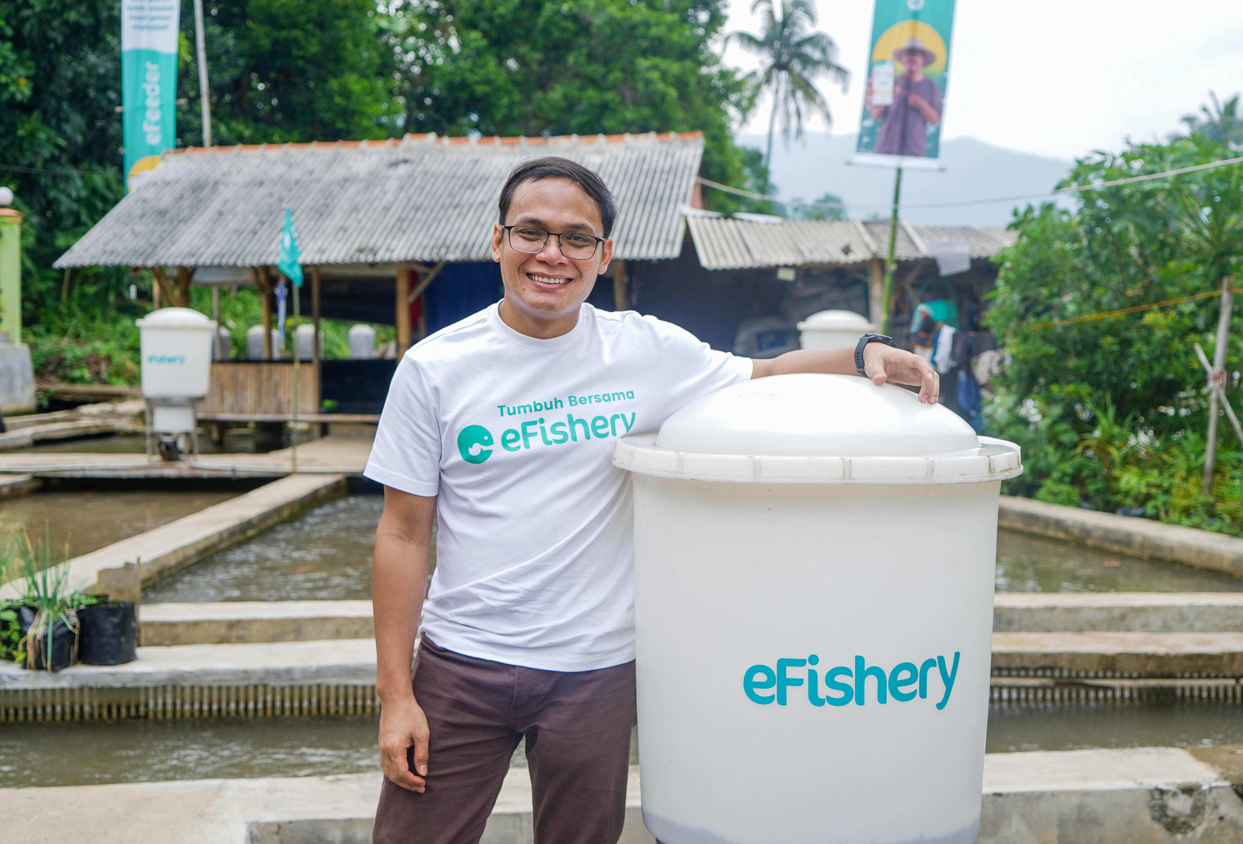 Gibran Huzaifah, co-founder of eFishery, has admitted that he faked accounts. Photo: eFishery