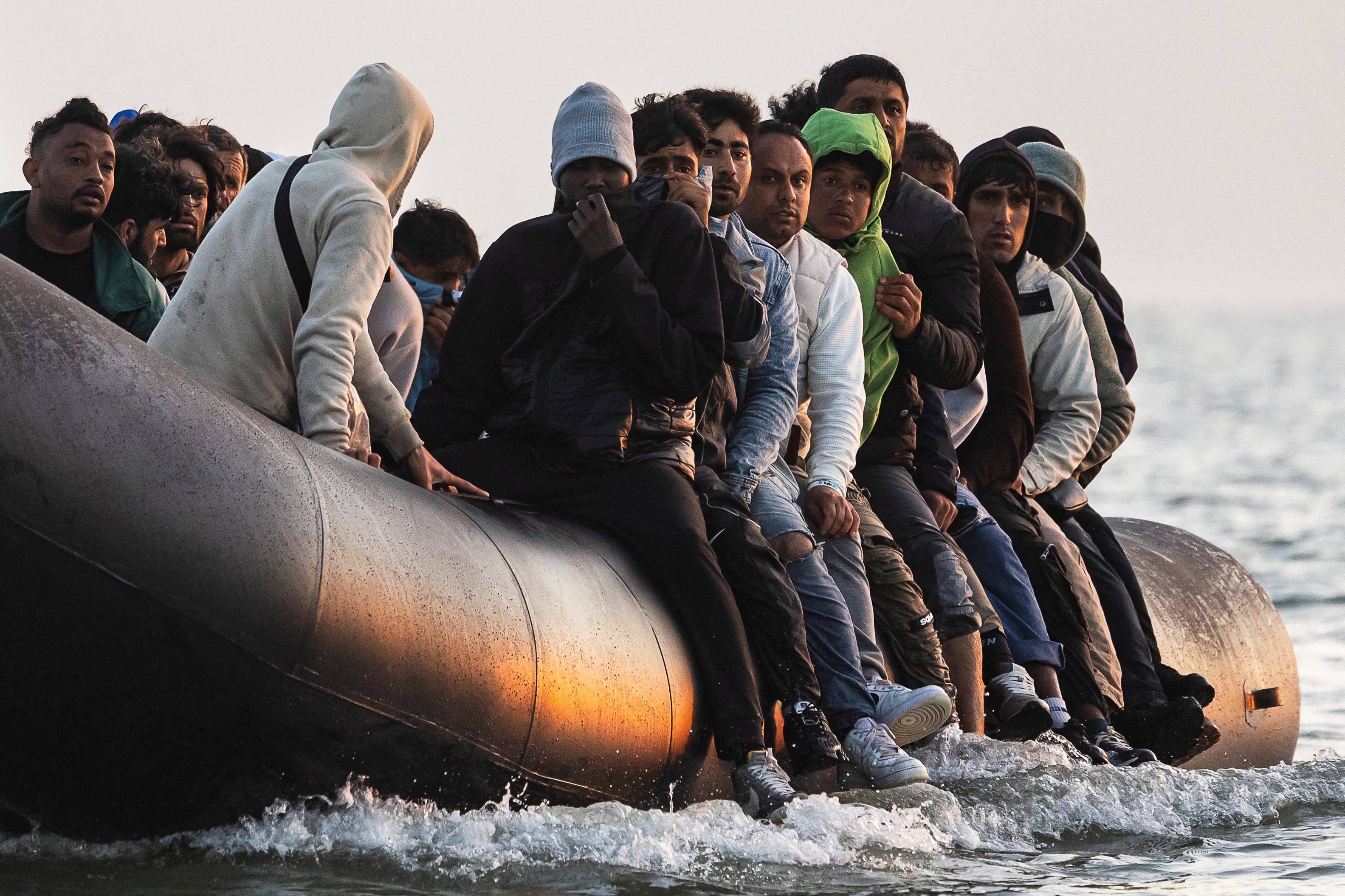 The number of migrants making the dangerous journey in flimsy dinghies this year crossed 25,000 at the end of July. Photo: AFP