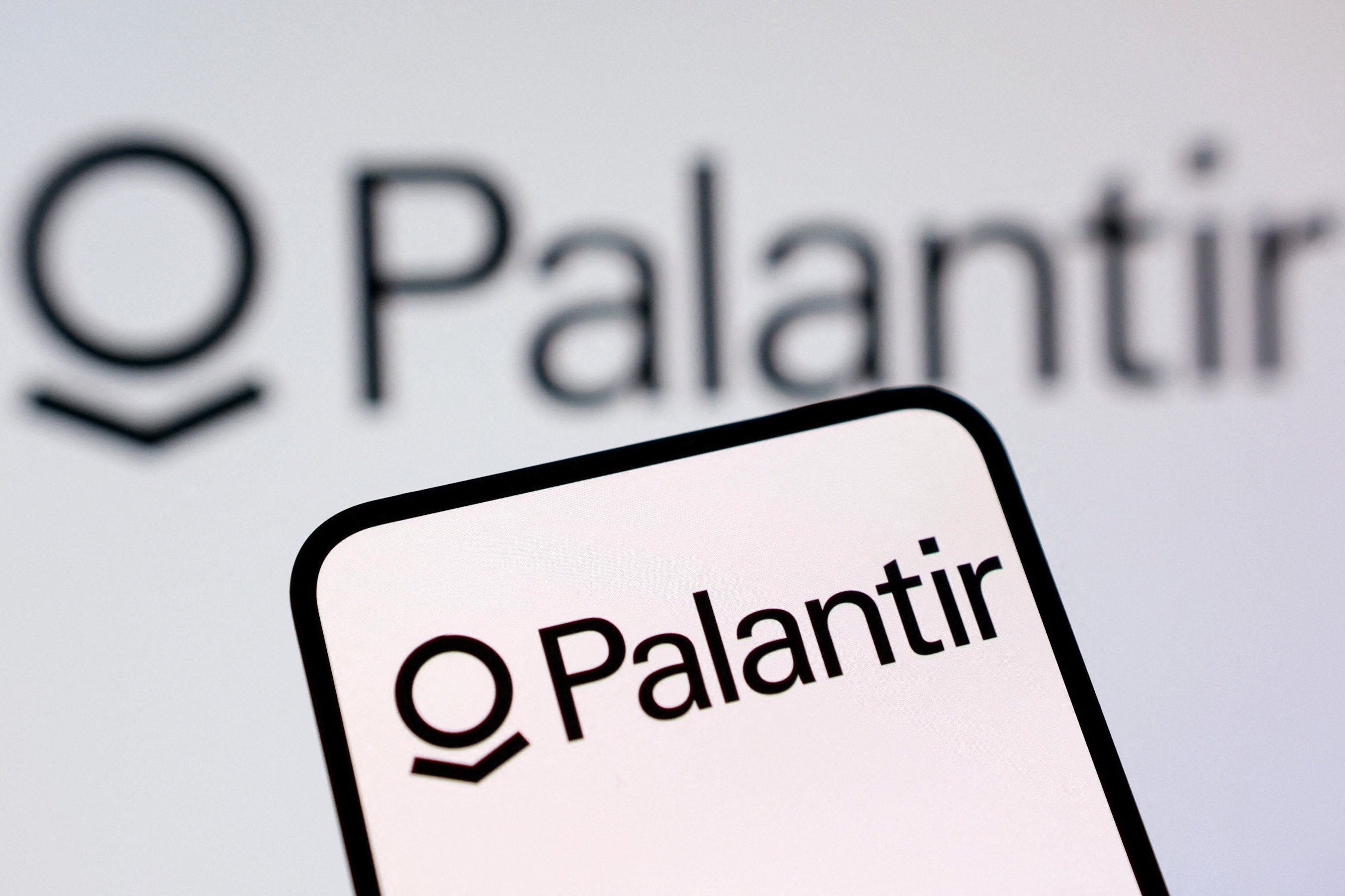 The Palantir logo is seen in this illustration taken August 3, 2025. Photo: Reuters