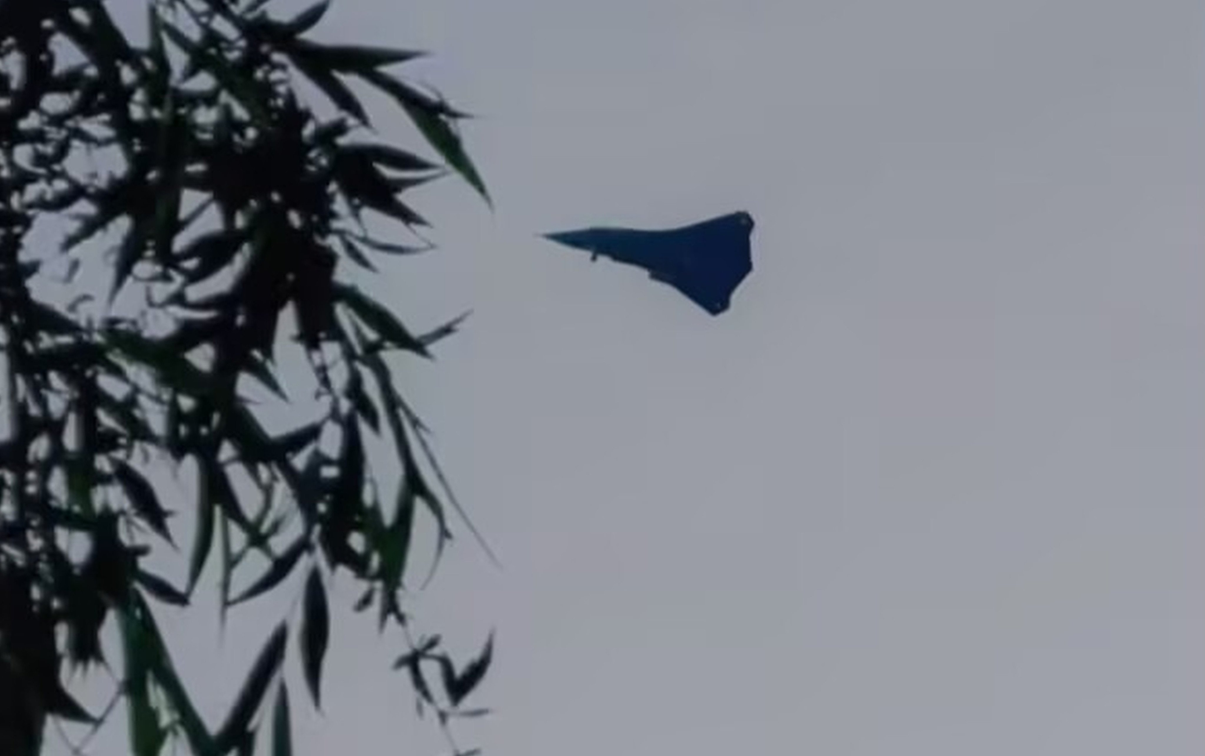 The images mean it is unclear whether the aircraft has a cockpit. Photo: Handour