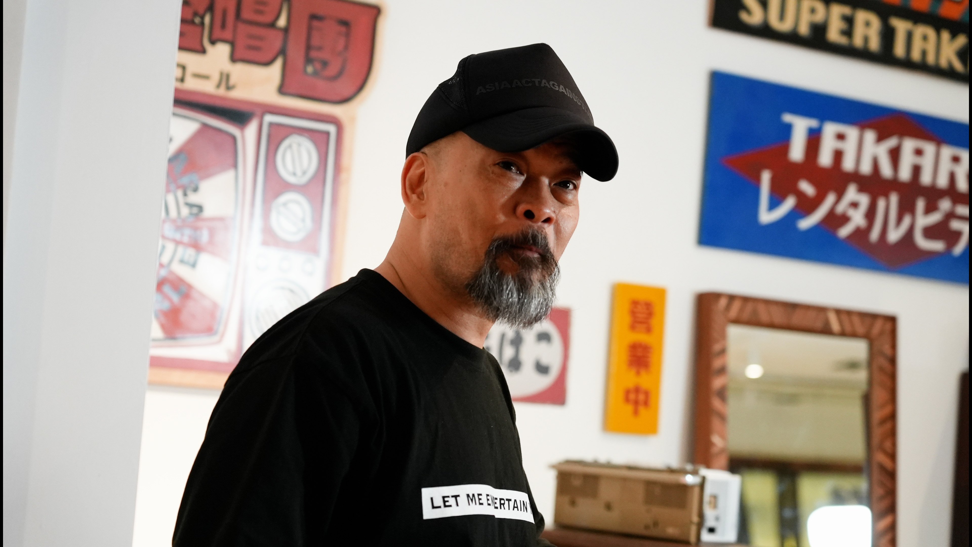 Eric Kot, who was in 1990s Cantopop duo Softhard, at his pop up shop in Central, Hong Kong. Photo: Llewellyn Cheung