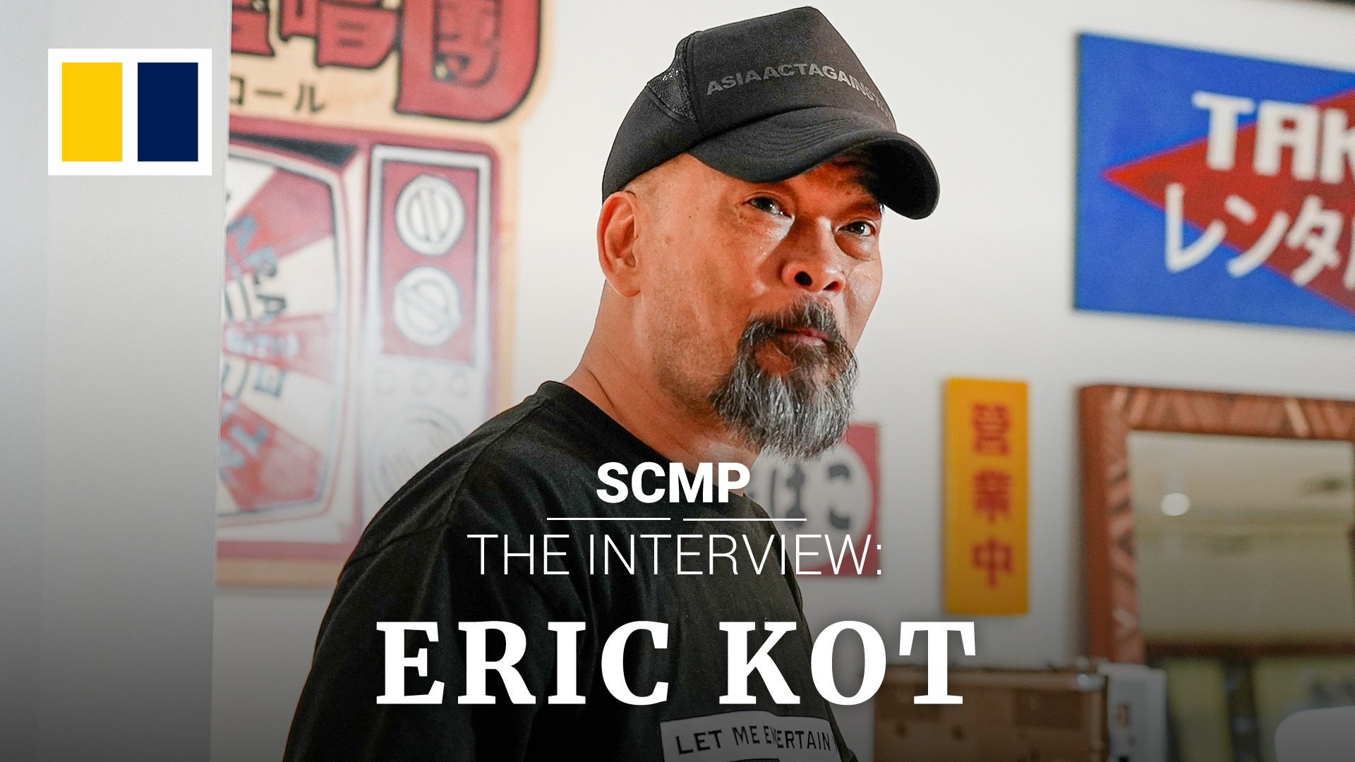 Eric Kot Man-fai at his pop-up store in Central.